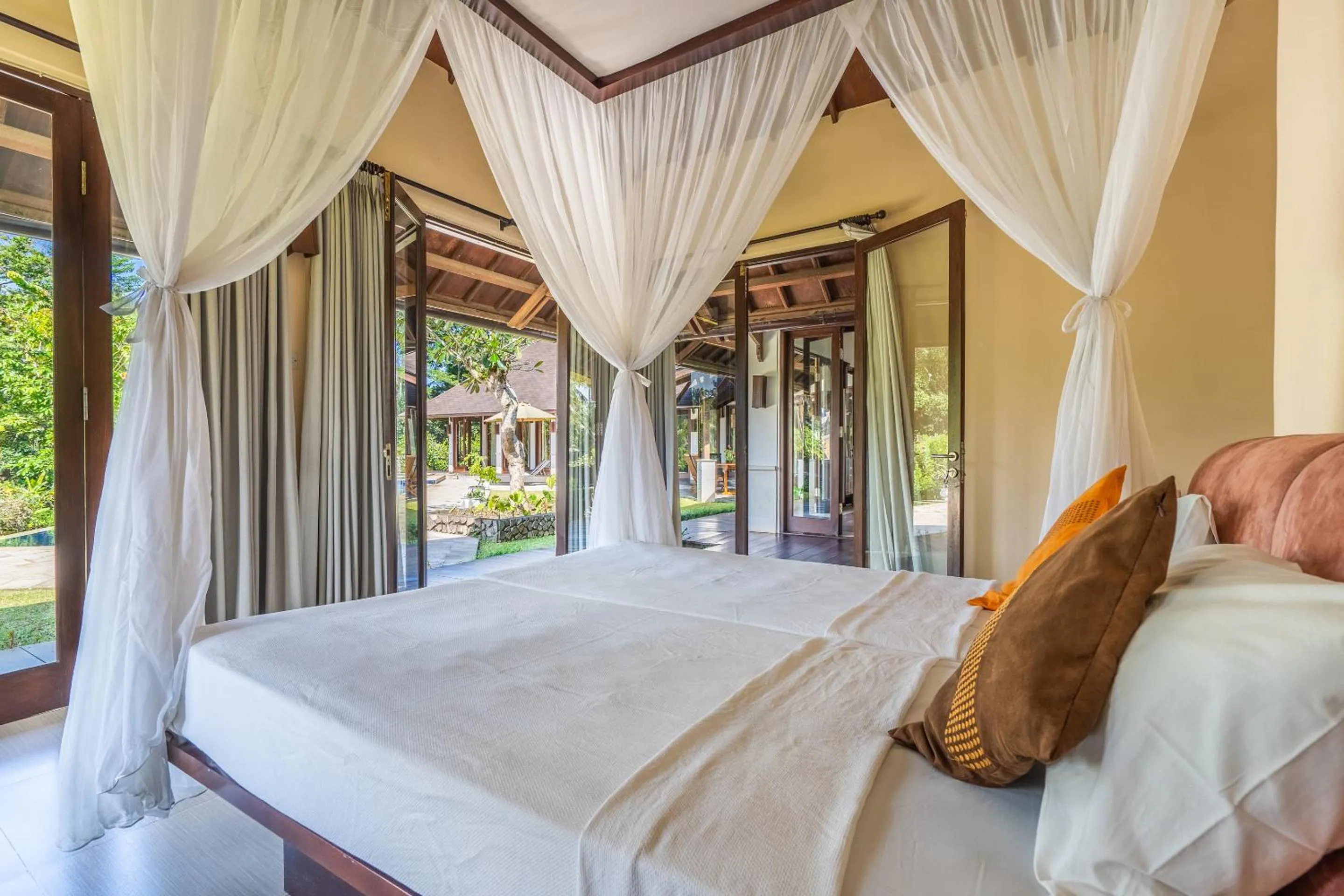 Bed in Tirta Tawar Villa Ubud - New Year's Offer