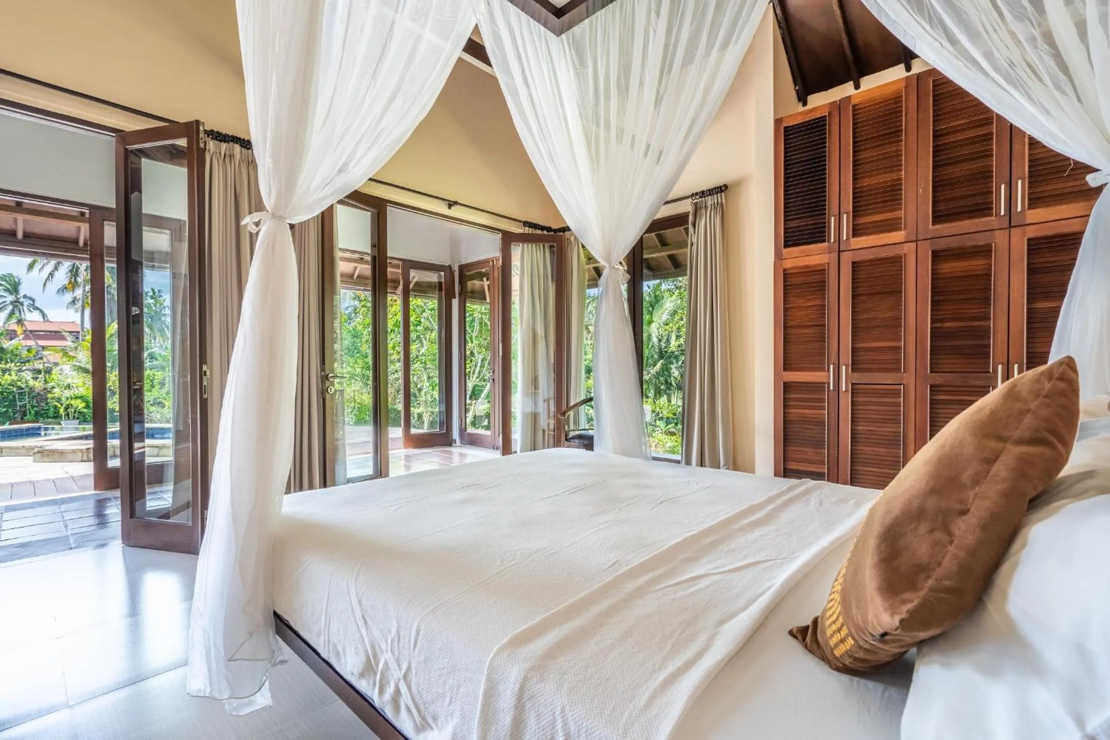 Bed in Tirta Tawar Villa Ubud - New Year's Offer