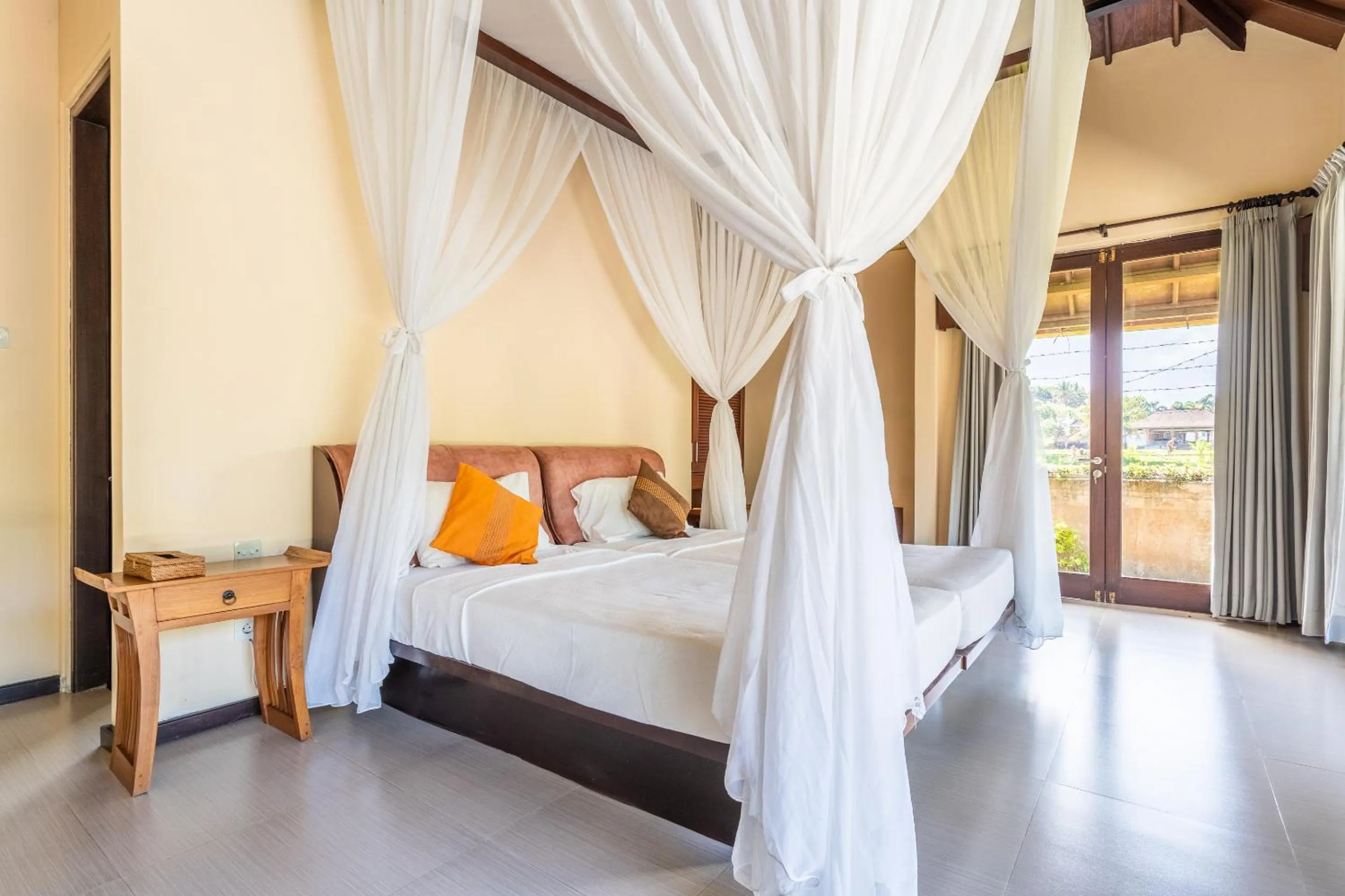 Bed in Tirta Tawar Villa Ubud - New Year's Offer