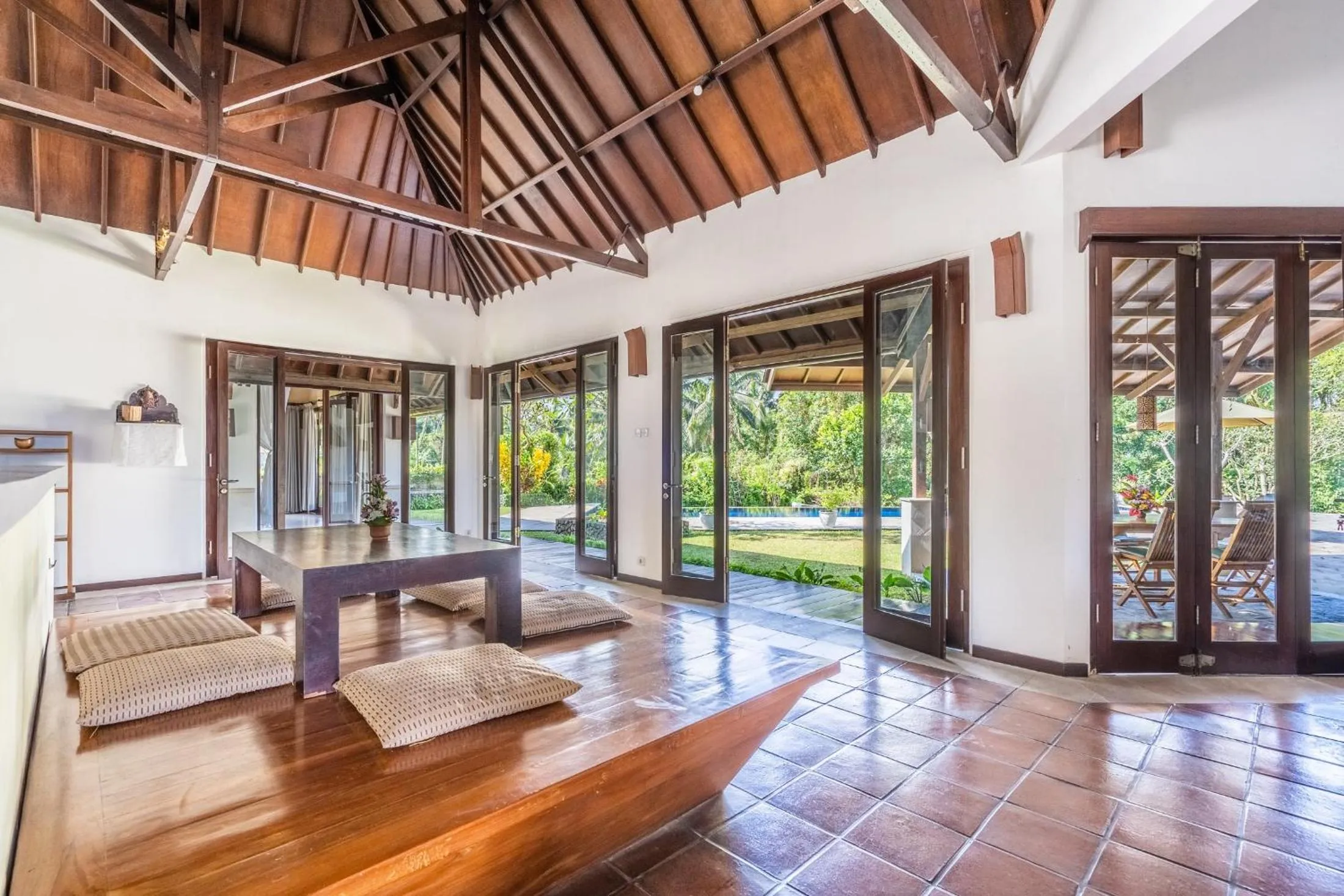 Living room in Tirta Tawar Villa Ubud - New Year's Offer