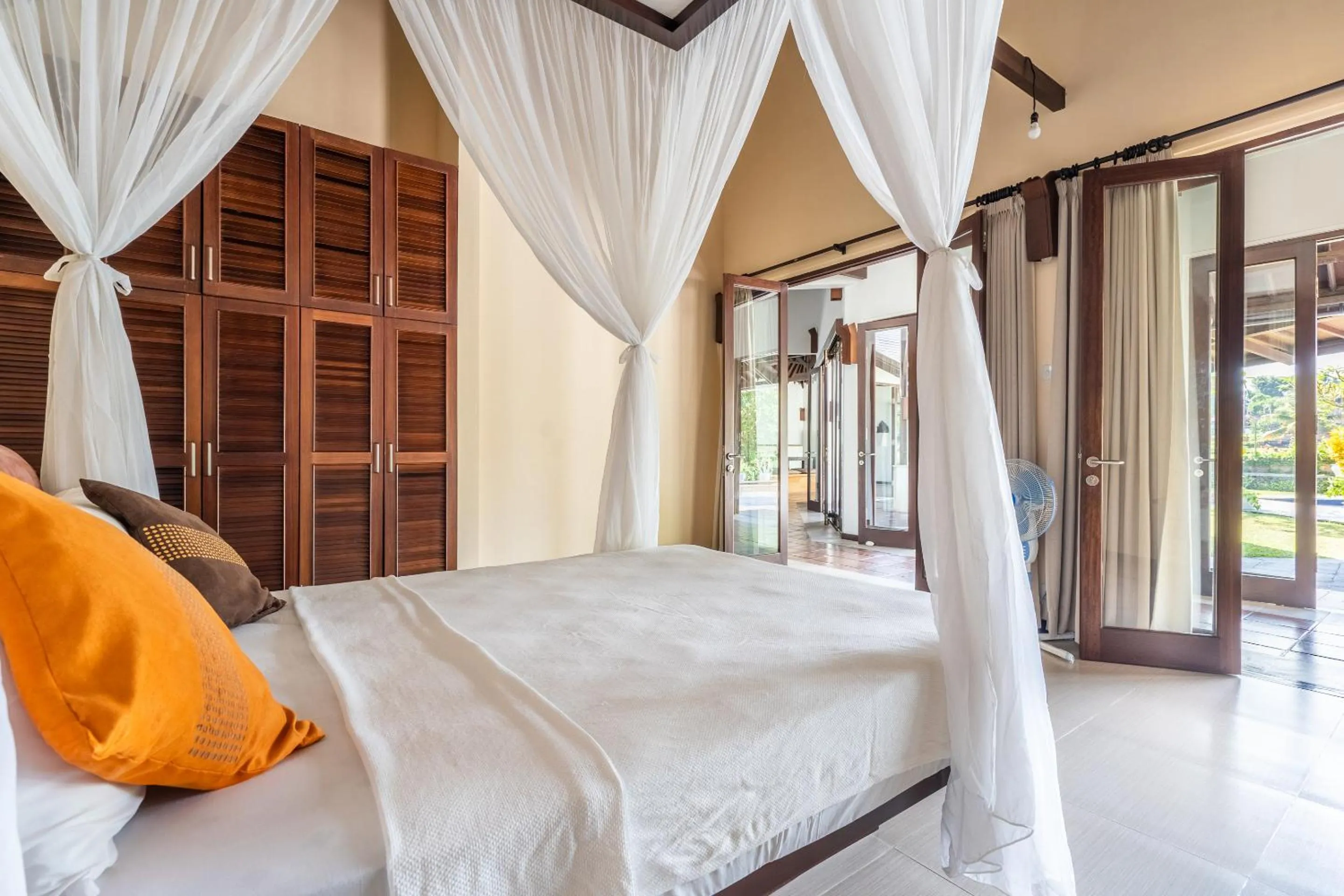 Bed in Tirta Tawar Villa Ubud - New Year's Offer