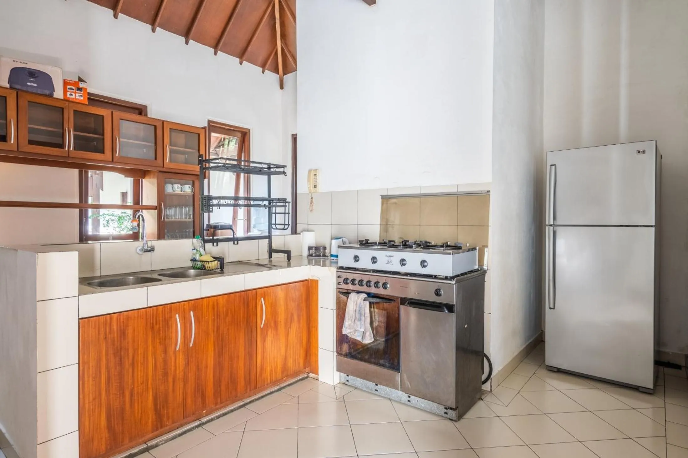 kitchen in Tirta Tawar Villa Ubud - New Year's Offer
