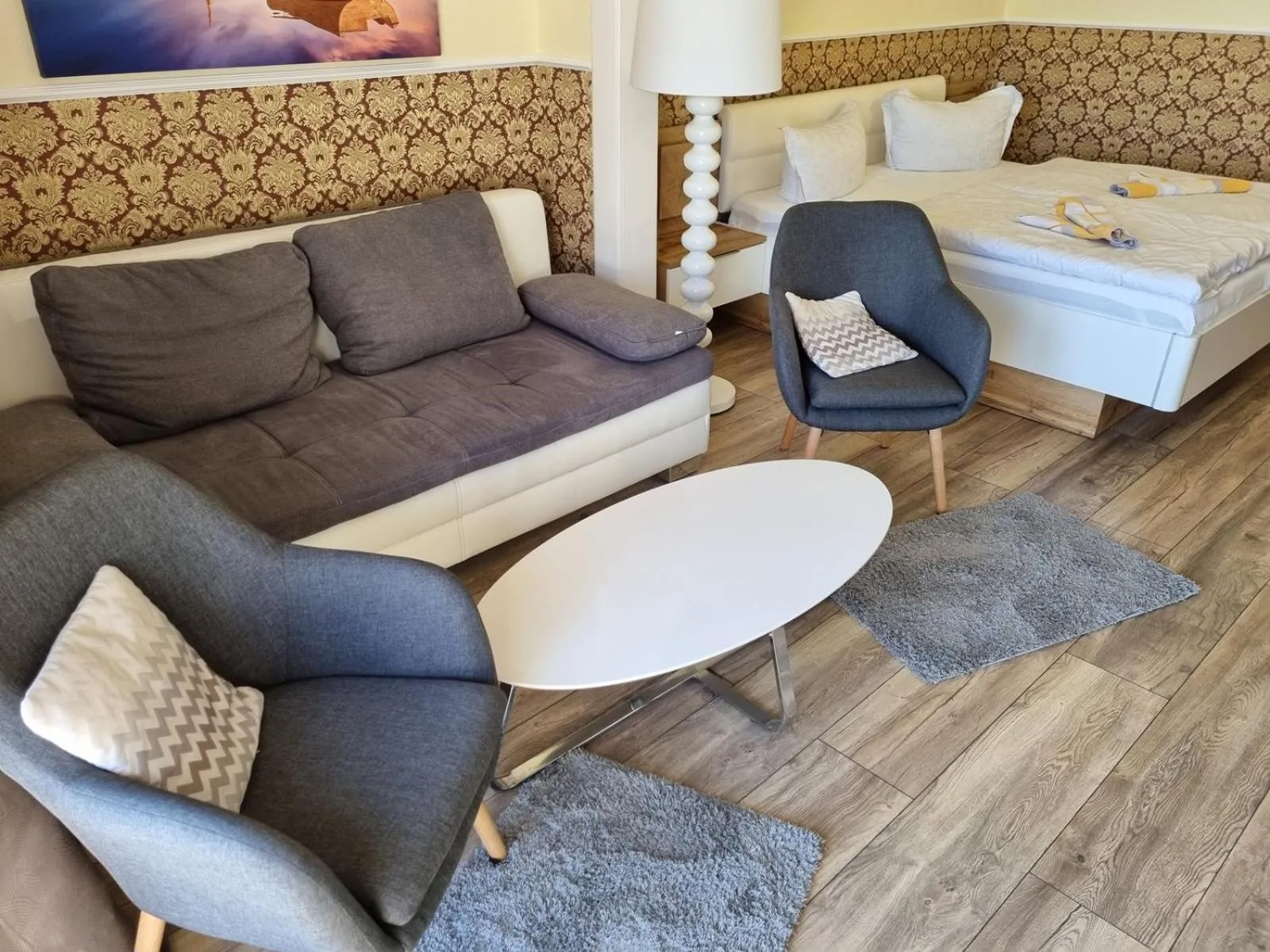 Bed in Hotel Waterkant