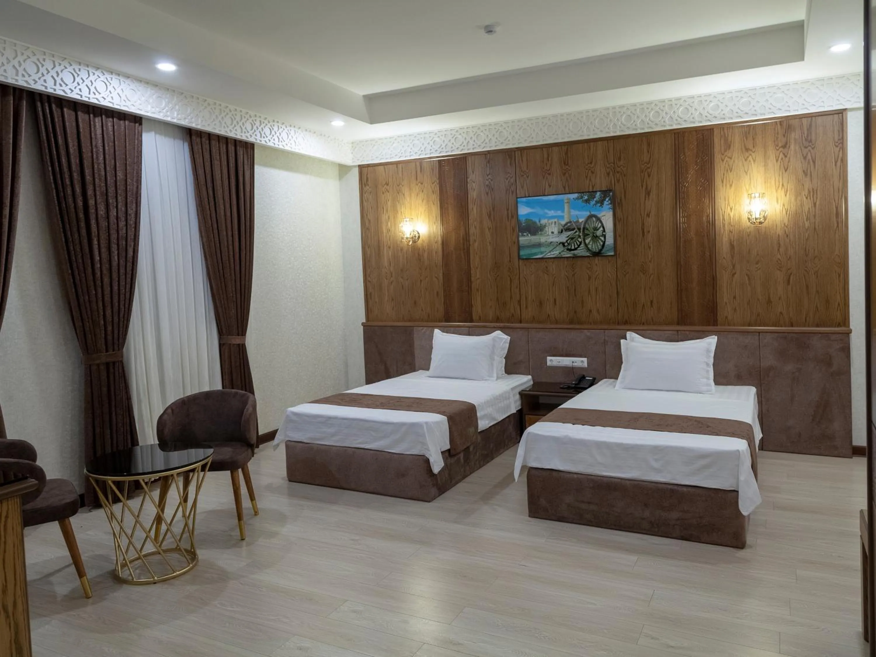 Photo of the whole room, Bed in Paradise Plaza Luxury Hotel