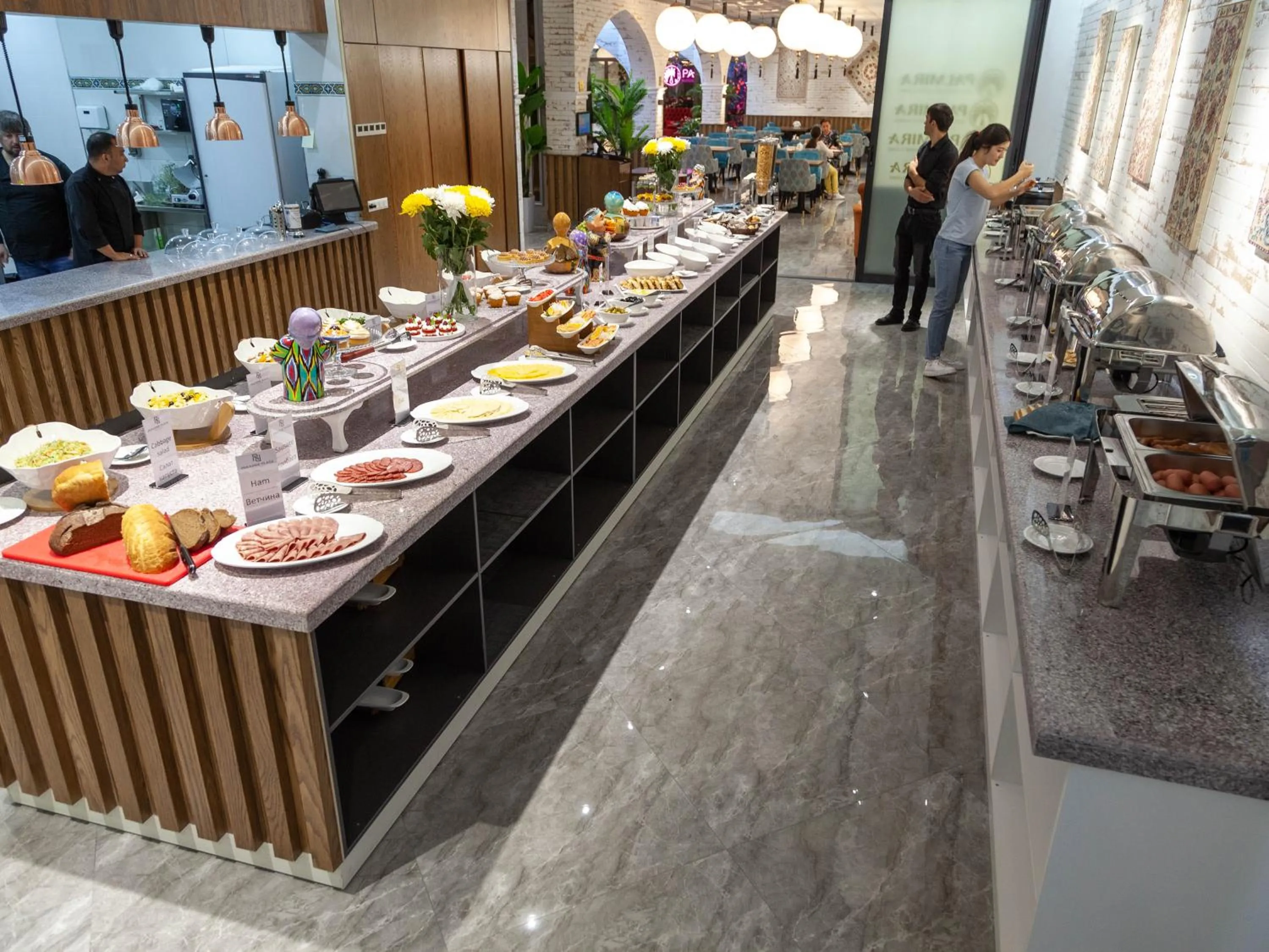 Food in Paradise Plaza Luxury Hotel