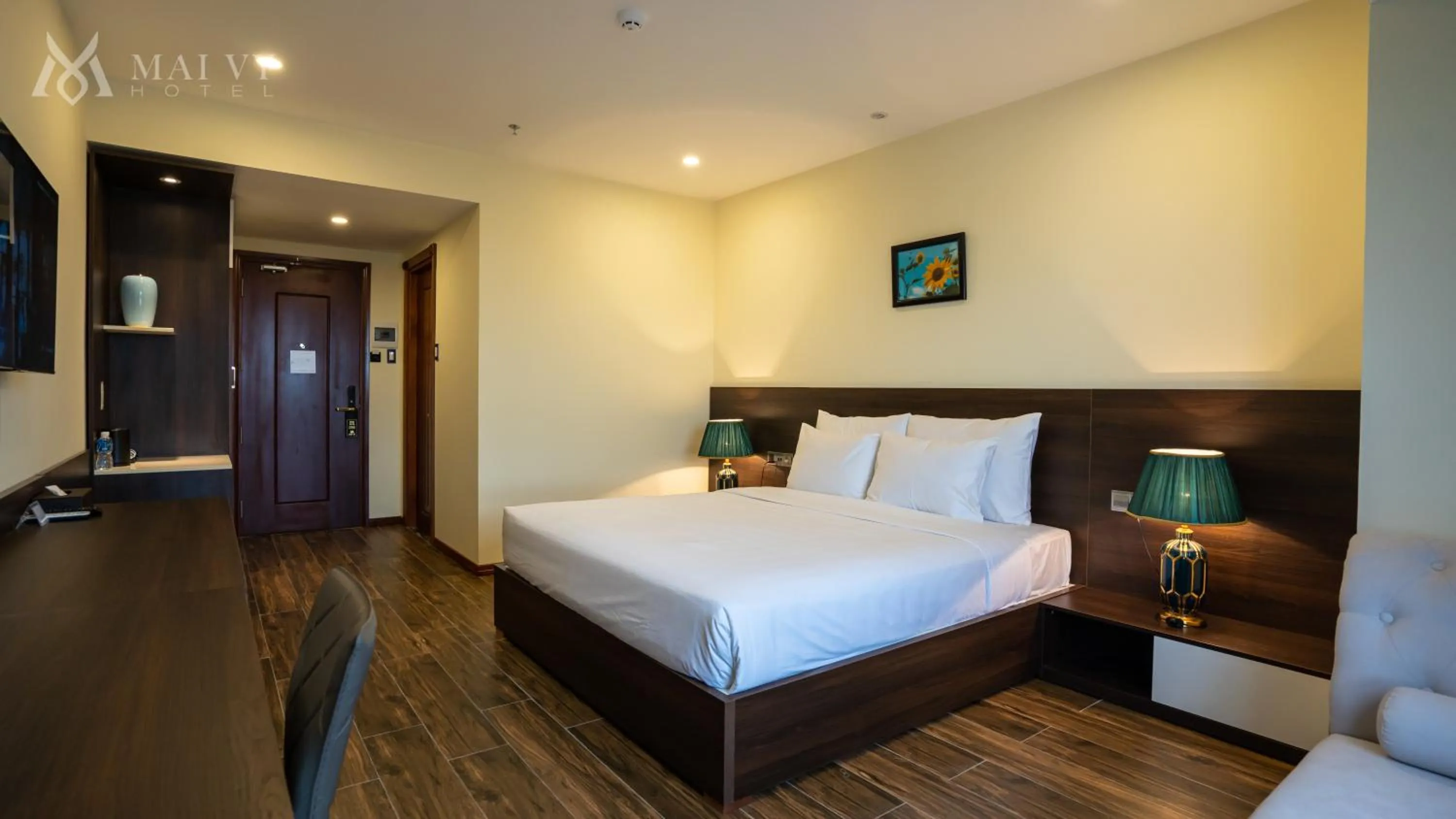 Bed in Mai Vy Hotel Tay Ninh