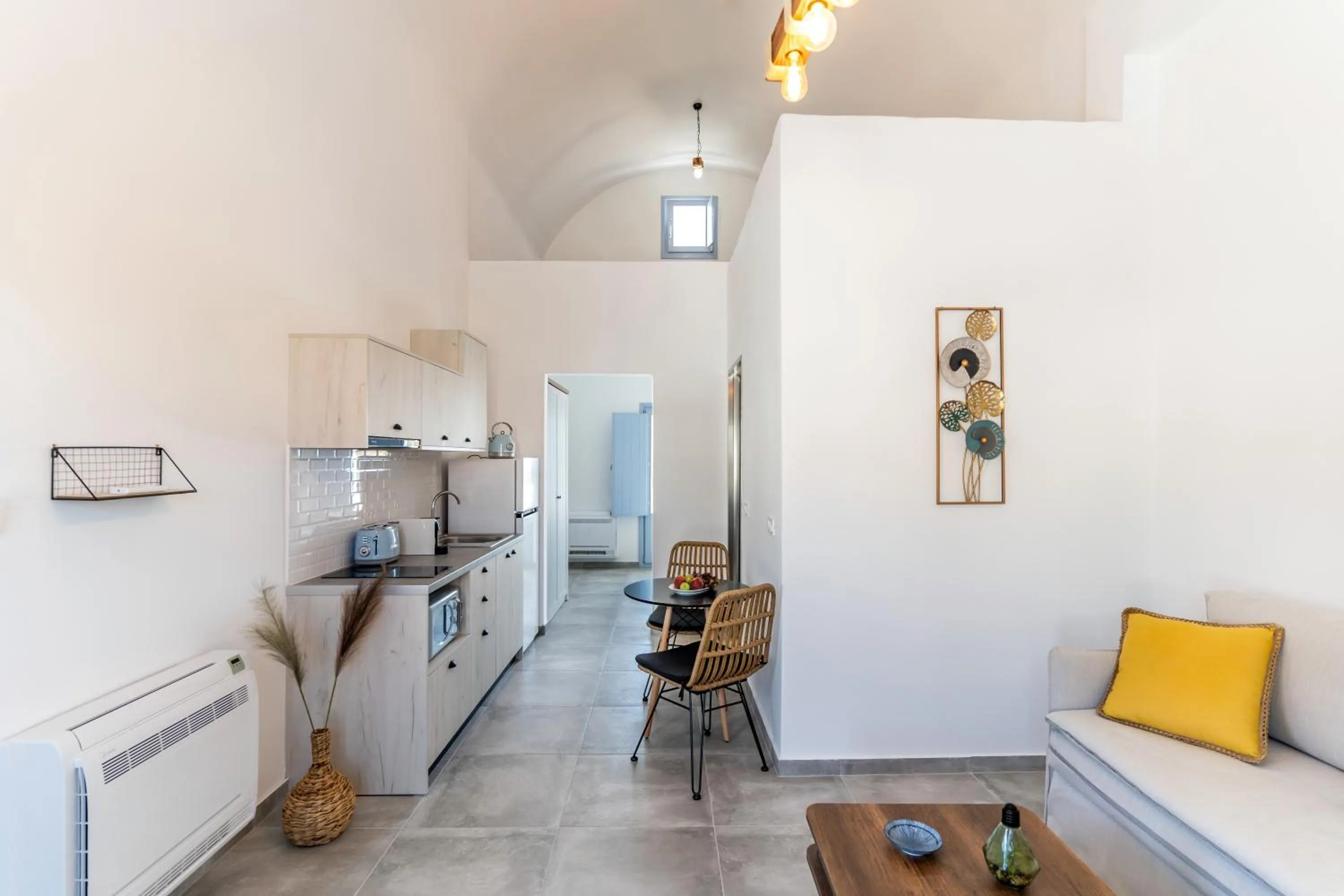 Kitchen or kitchenette in SantoRossa Luxury Villas