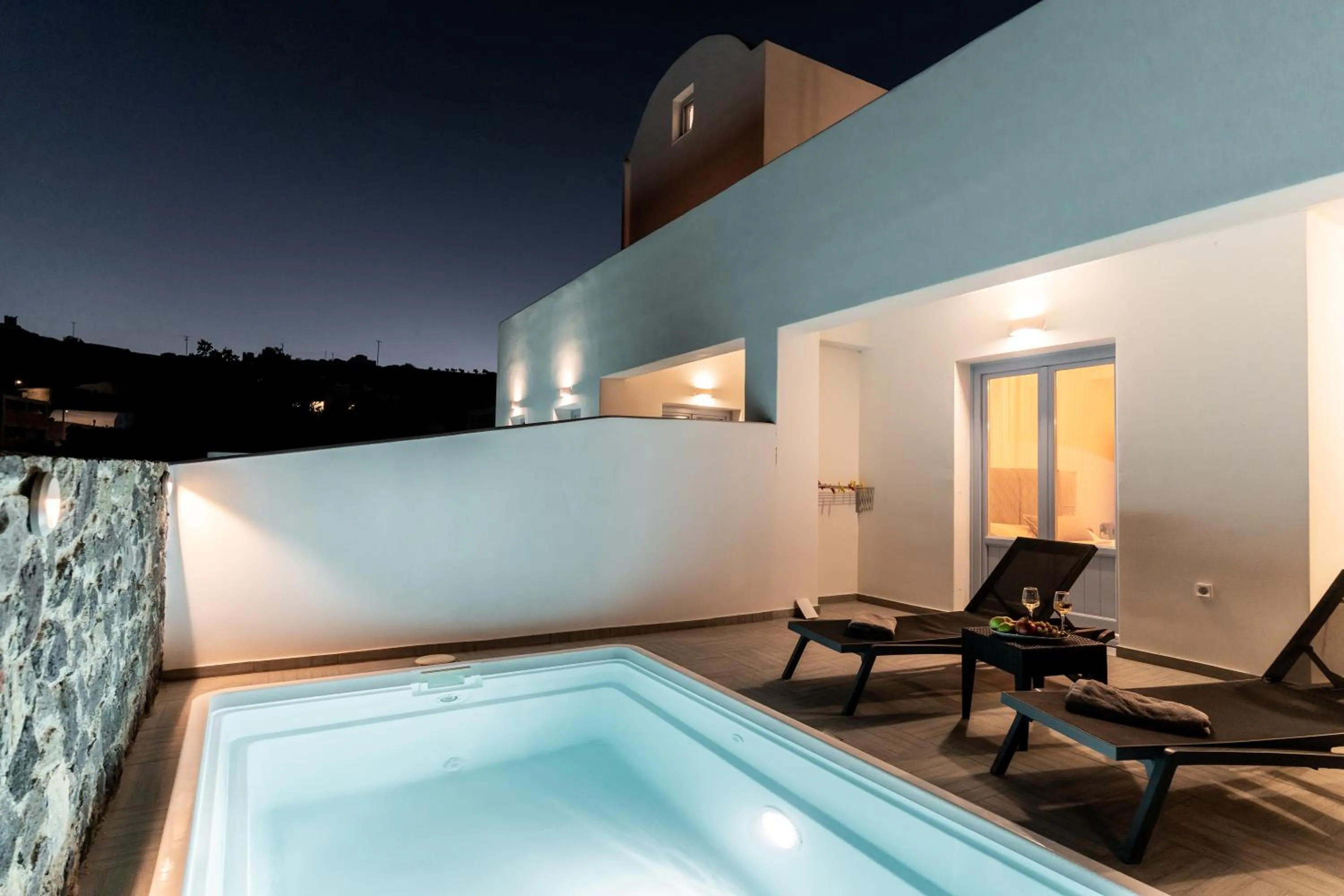 Swimming pool in SantoRossa Luxury Villas