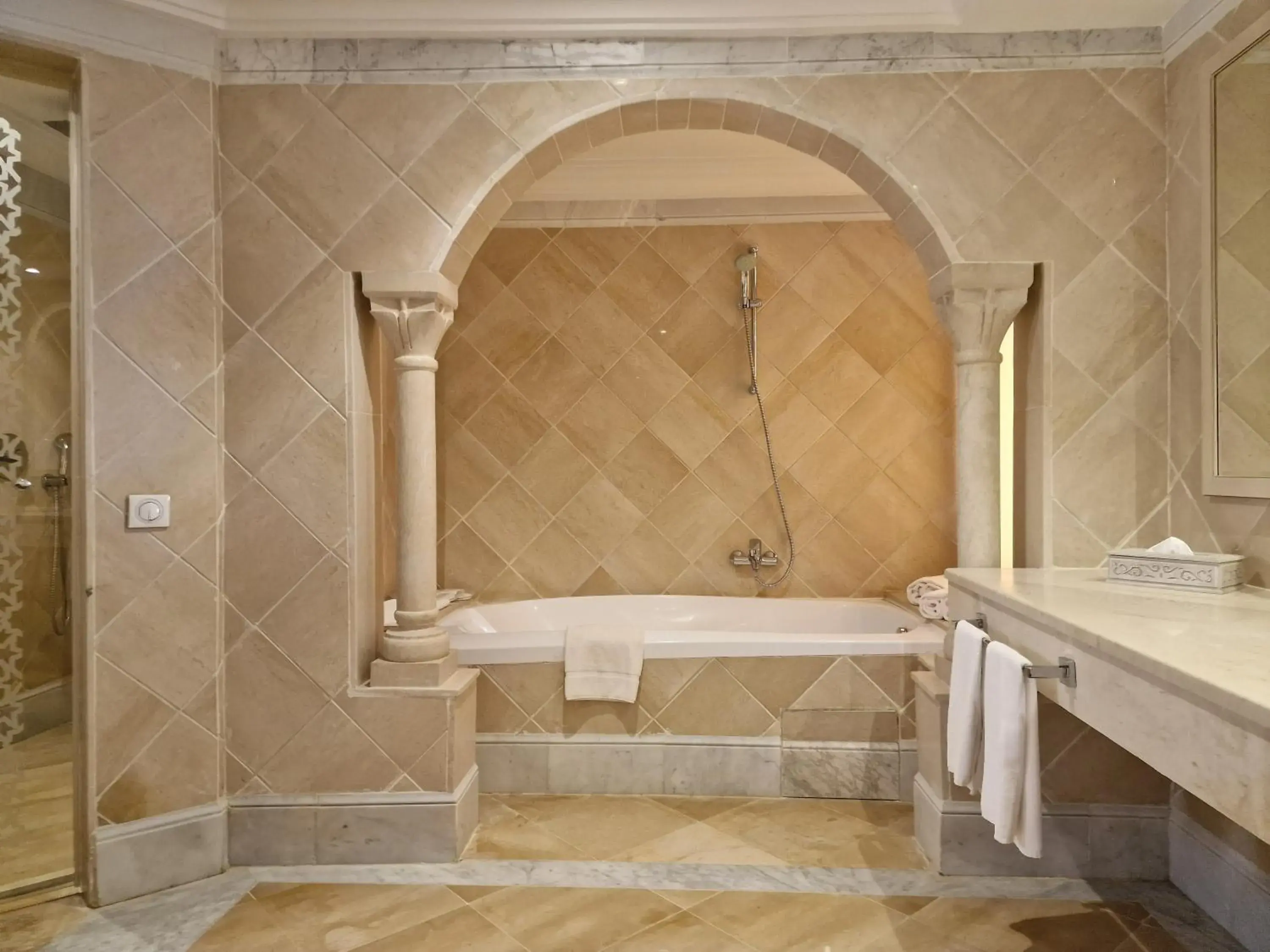 Two-Bedroom Villa with One Double Bed and Two Single Beds in Royal Tulip Korbous Bay Thalasso & Springs Two-Bedroom Villa with One Double Bed and Two Single Beds in Royal Tulip Korbous Bay Thalasso & Springs