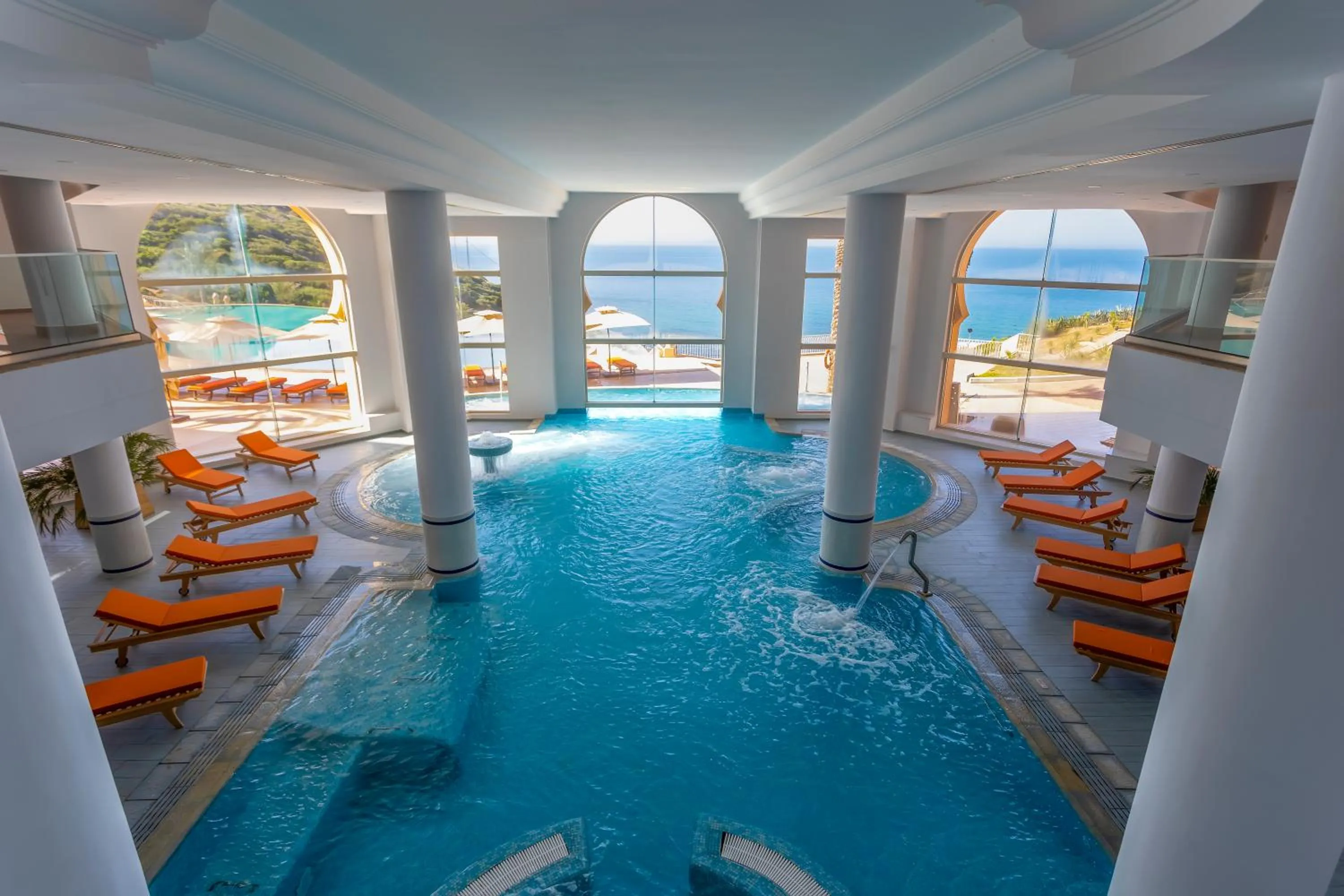 Swimming pool in Royal Tulip Korbous Bay Thalasso & Springs