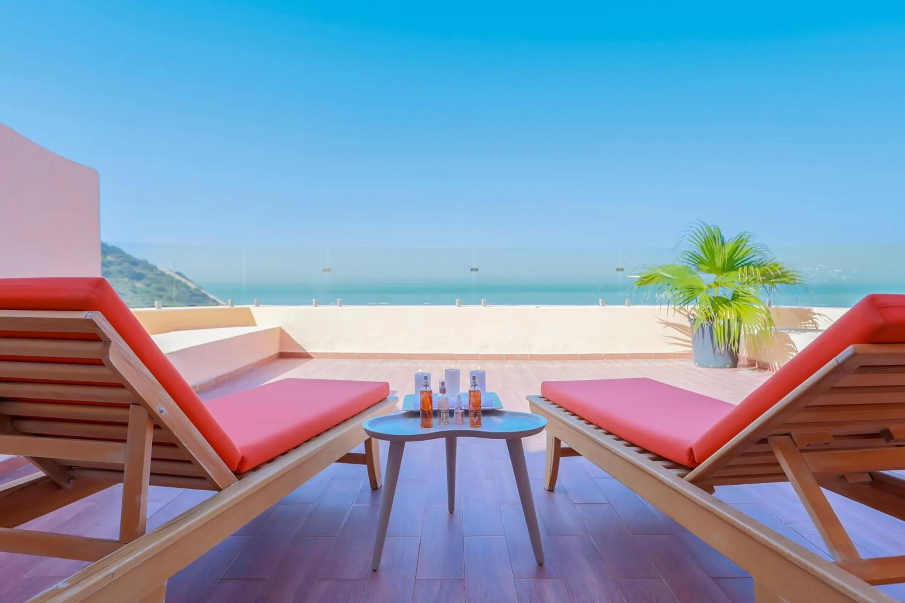 Balcony/Terrace in Royal Tulip Korbous Bay Thalasso & Springs