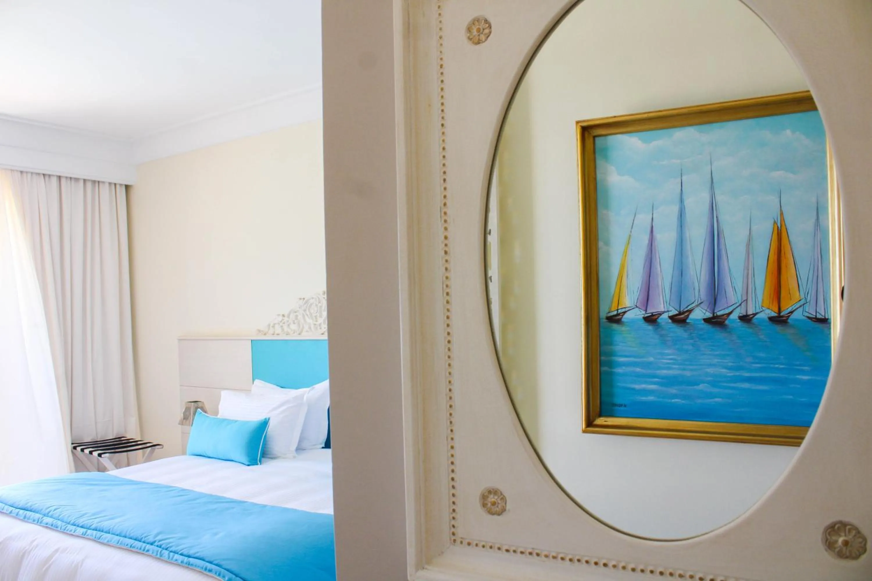 Decorative detail, Bed in Royal Tulip Korbous Bay Thalasso & Springs