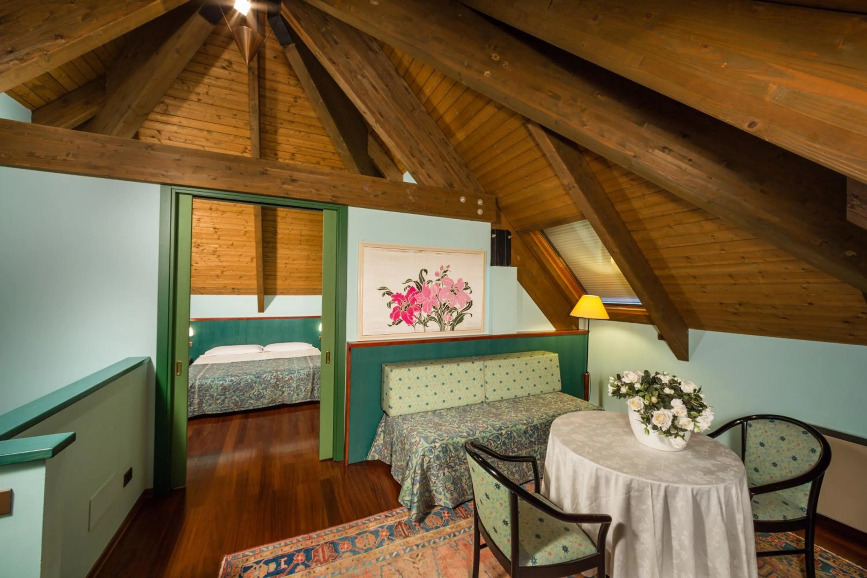 Bed in Hotel & Loisir Le Ruote