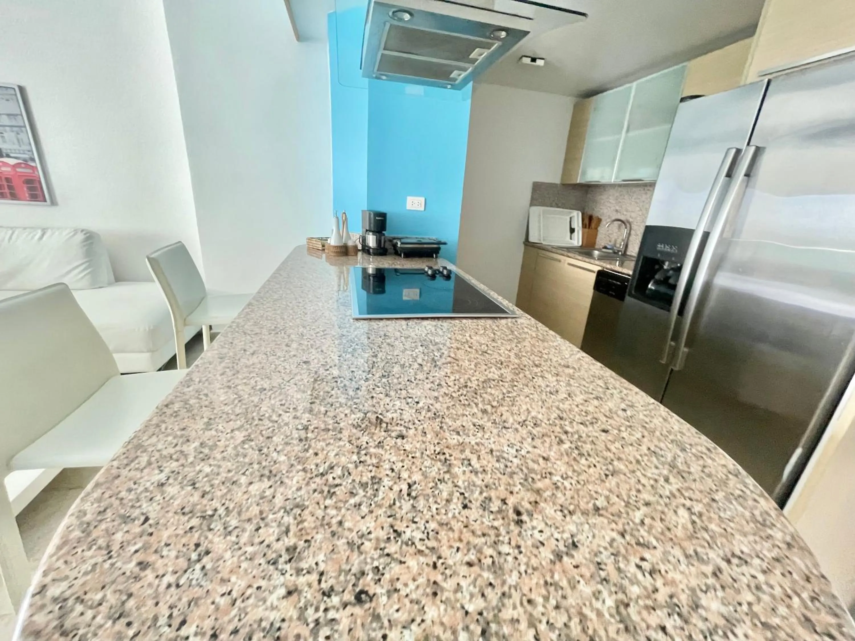 kitchen in Marbella 2bedroom Beachfront Apartment
