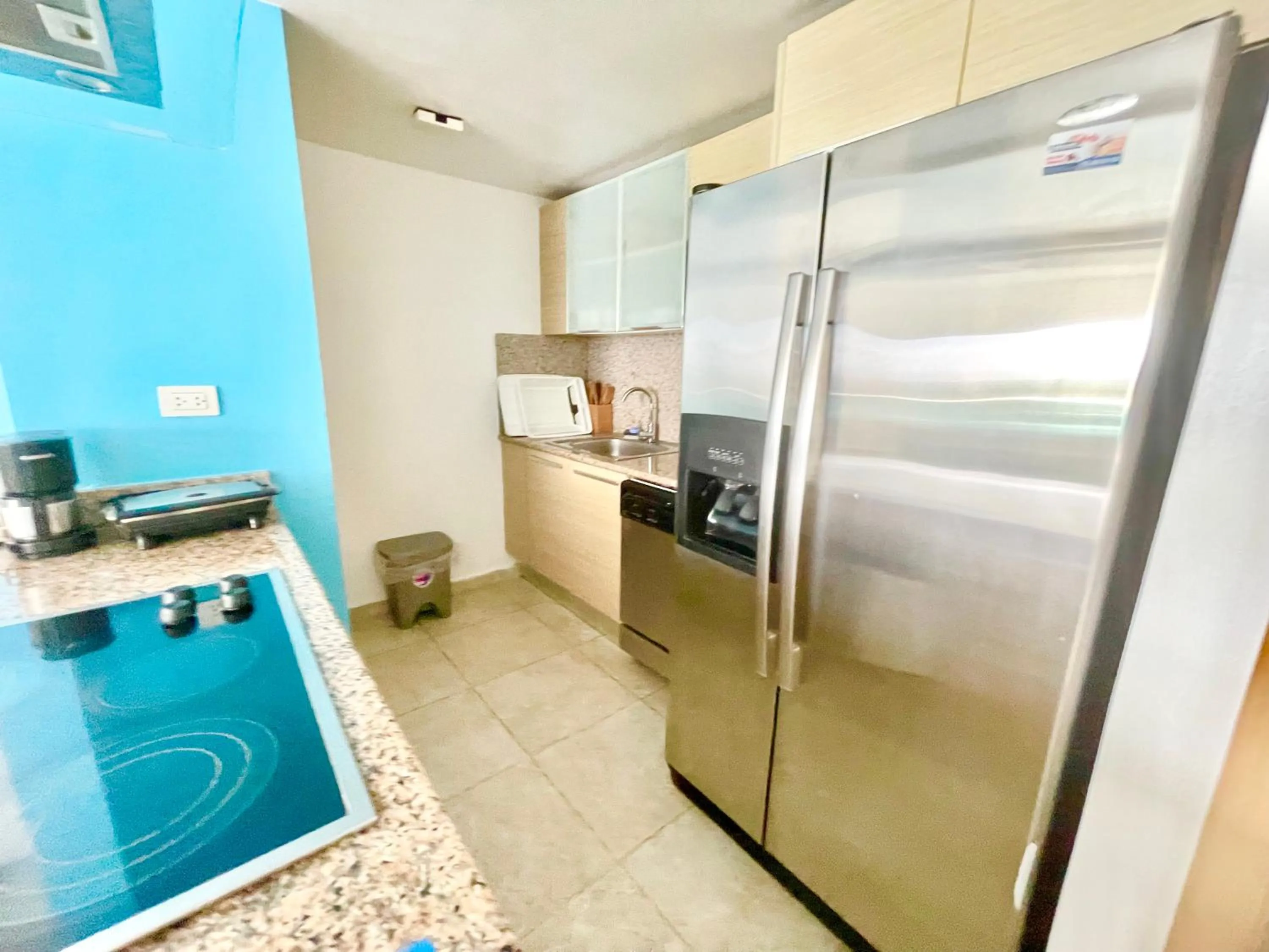 kitchen in Marbella 2bedroom Beachfront Apartment