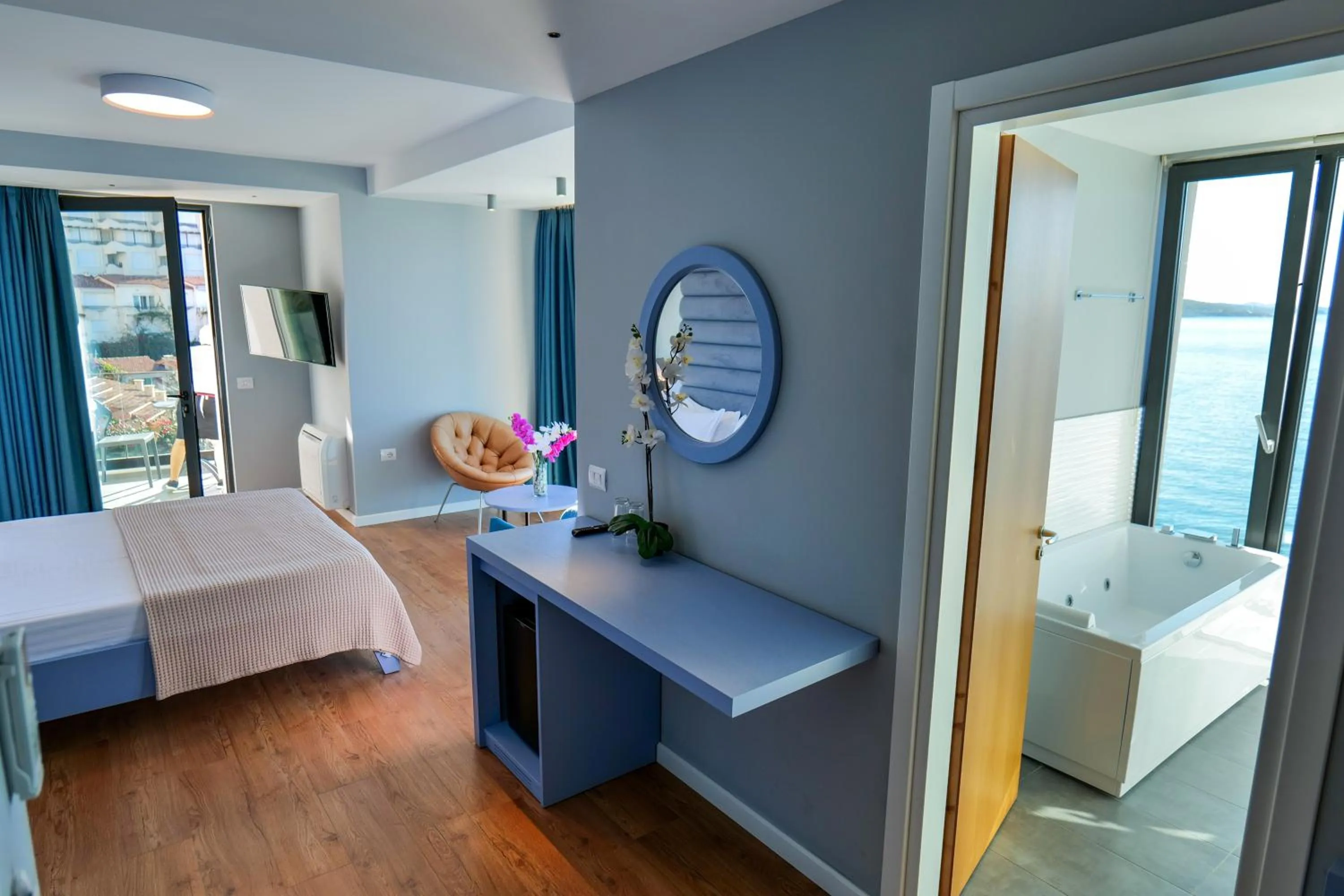 Bedroom, Bed in Hotel Nertili