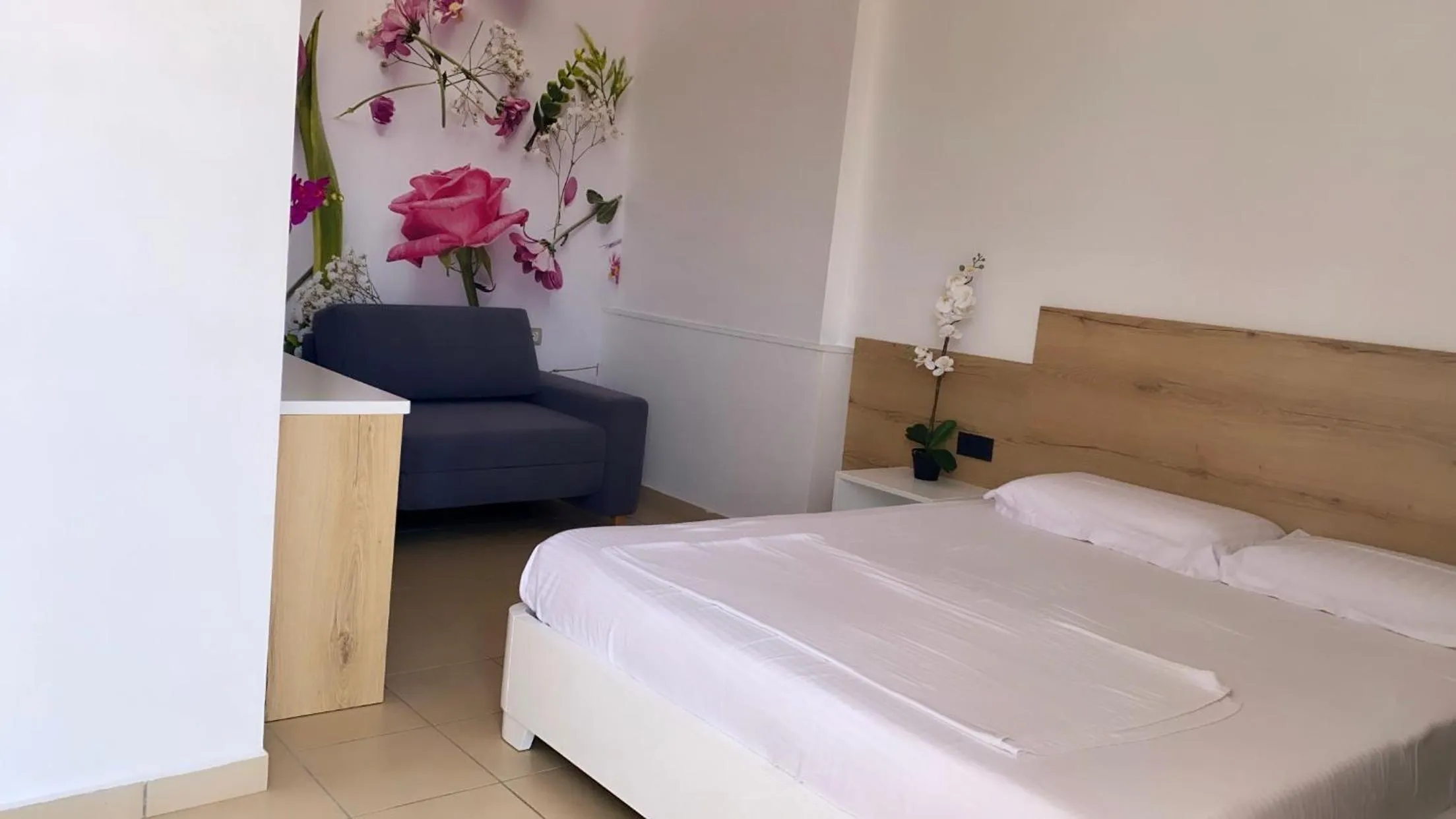 Bed in Hotel Nertili