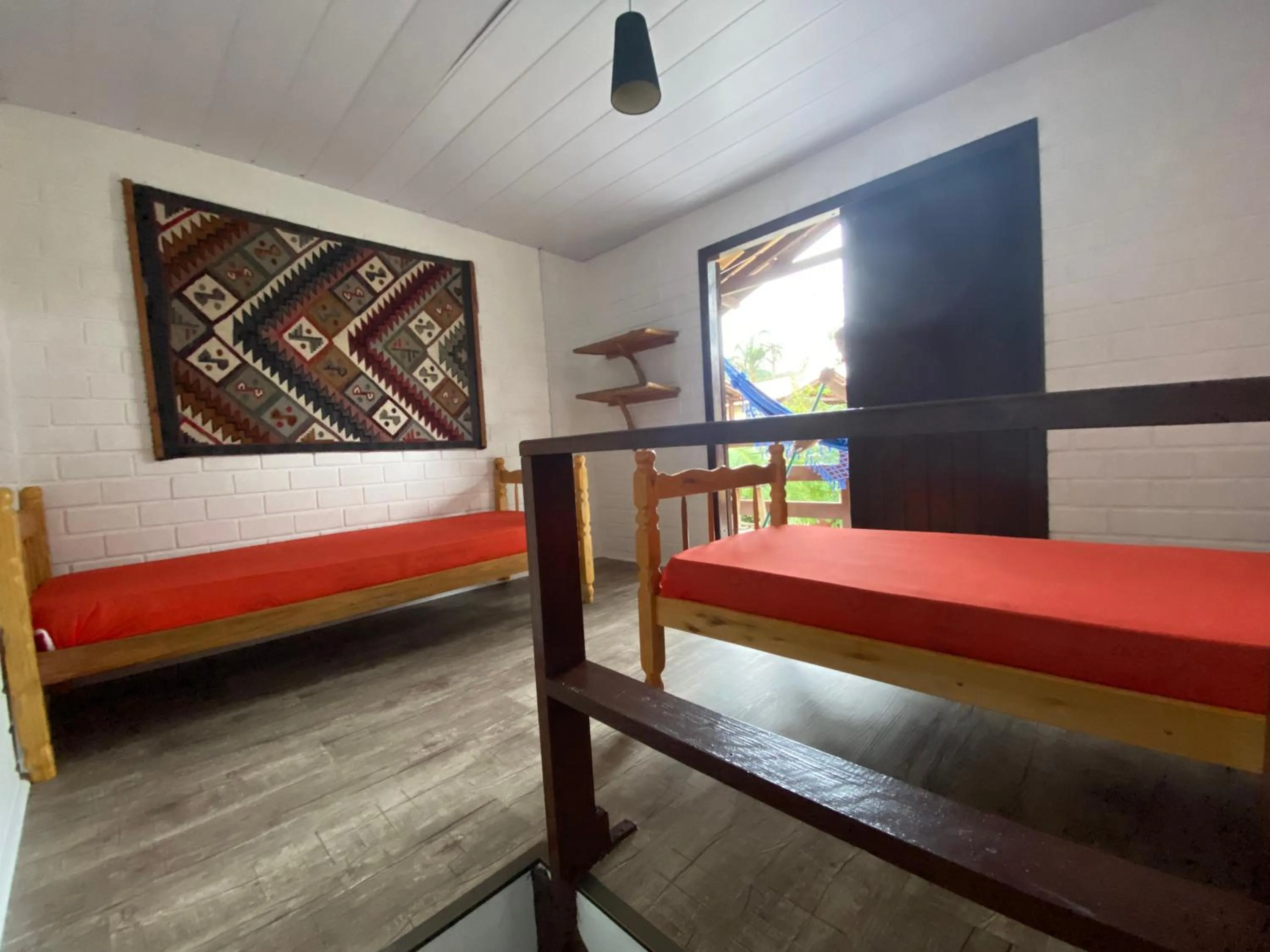 Bed in Pousada Familia Quandt