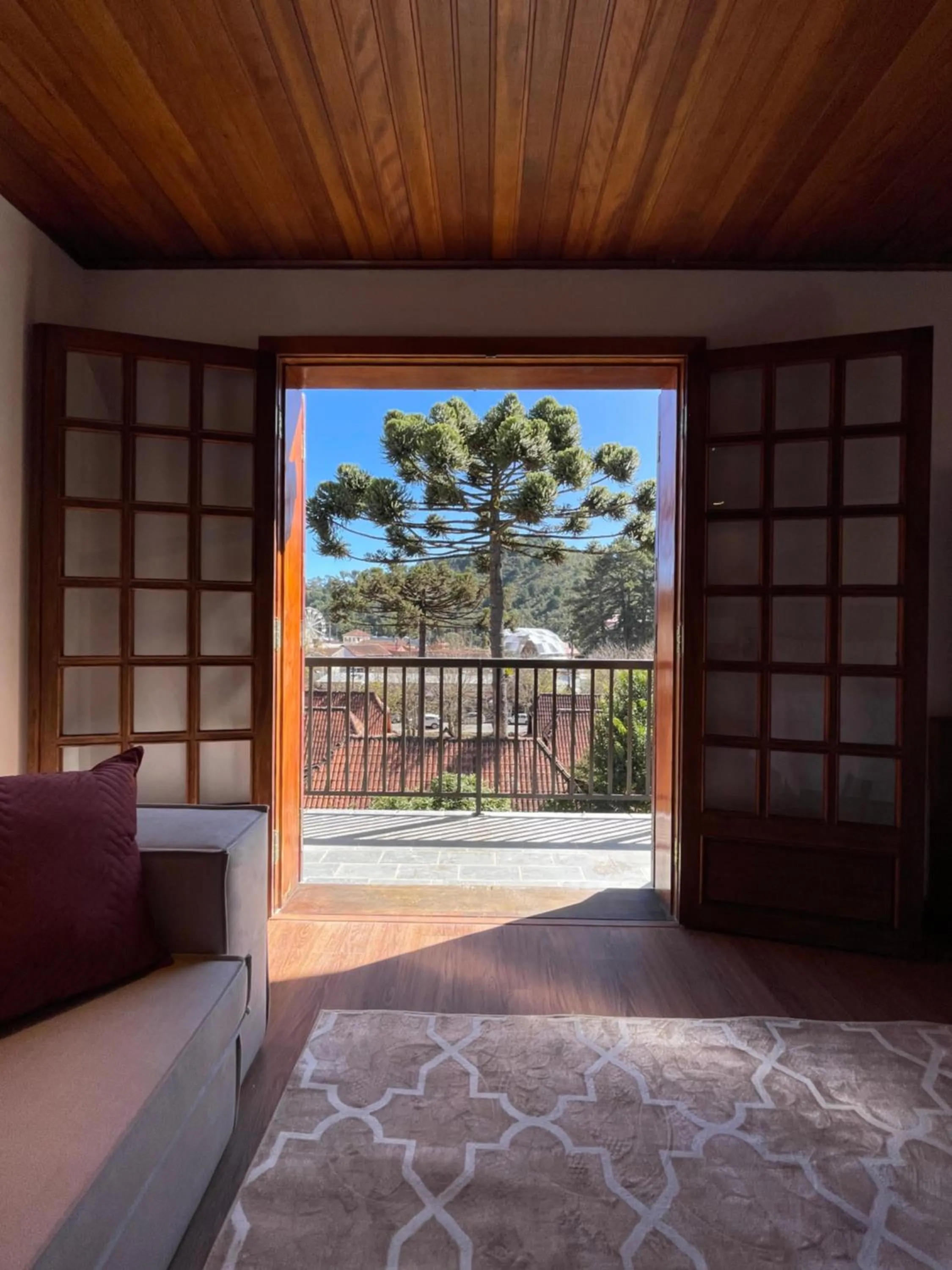 Balcony/Terrace in Casa Três Rios - Campos do Jordão