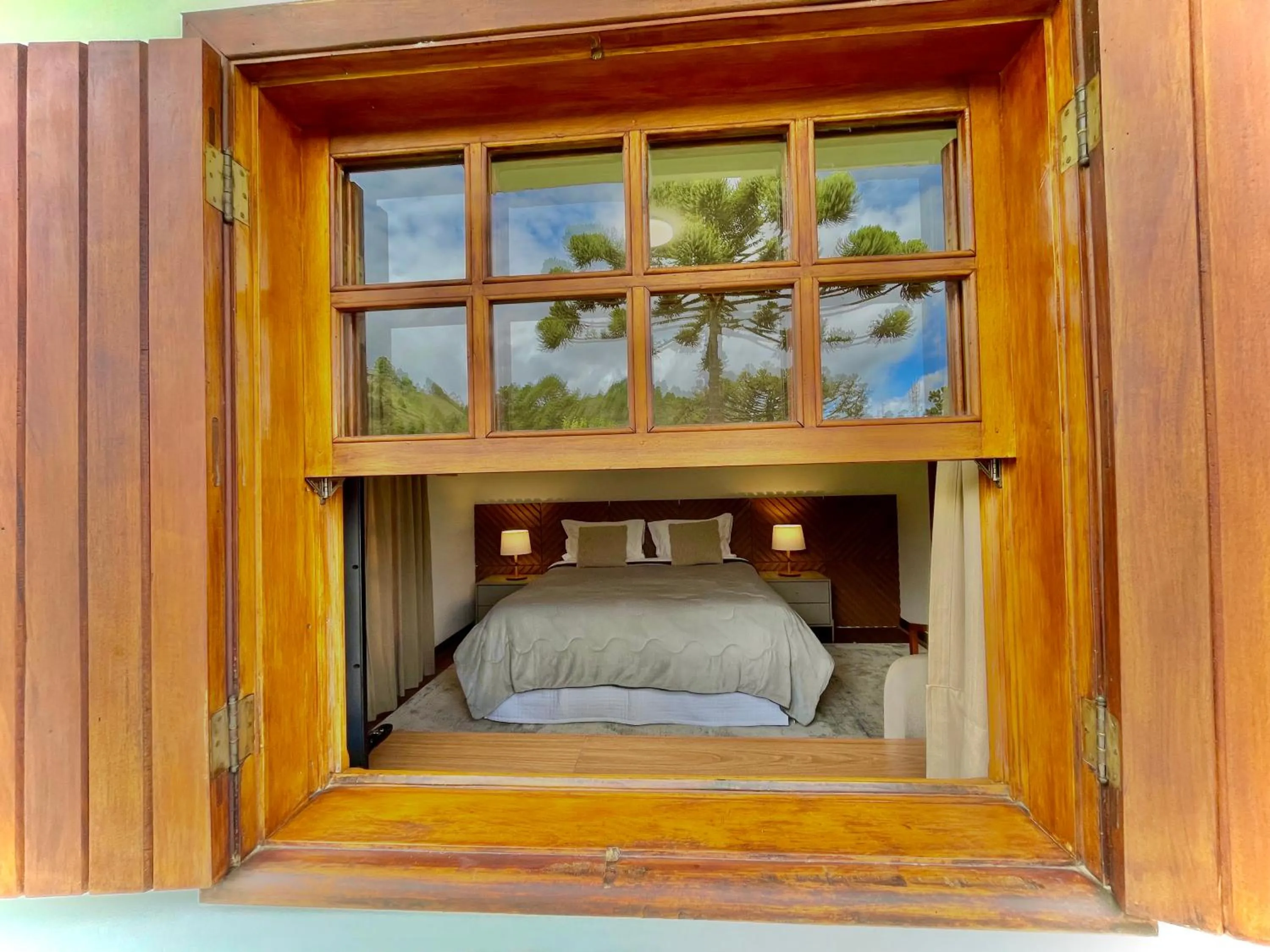 Bed in Casa Três Rios - Campos do Jordão