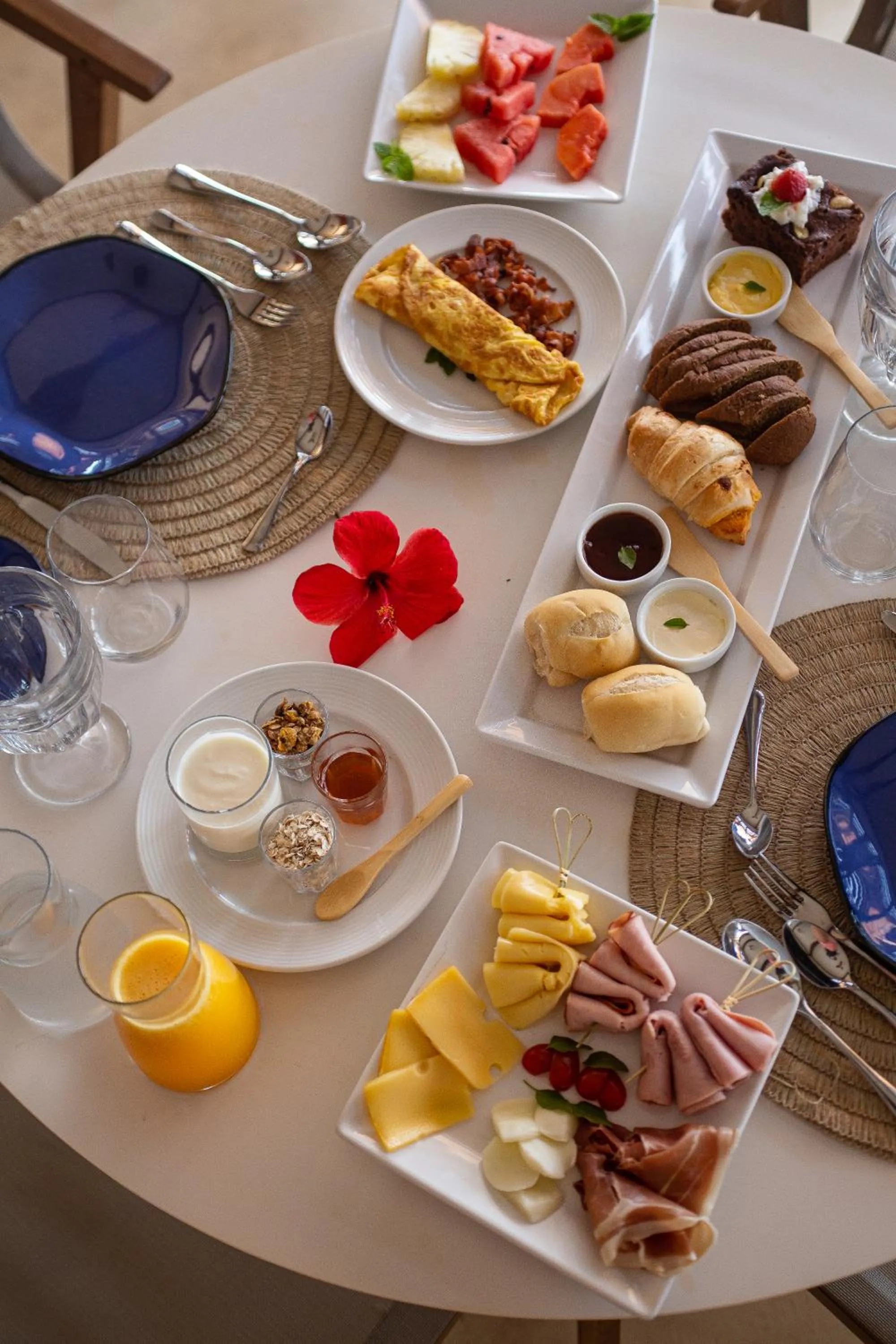 Breakfast in Pousada Ecológica Akanã