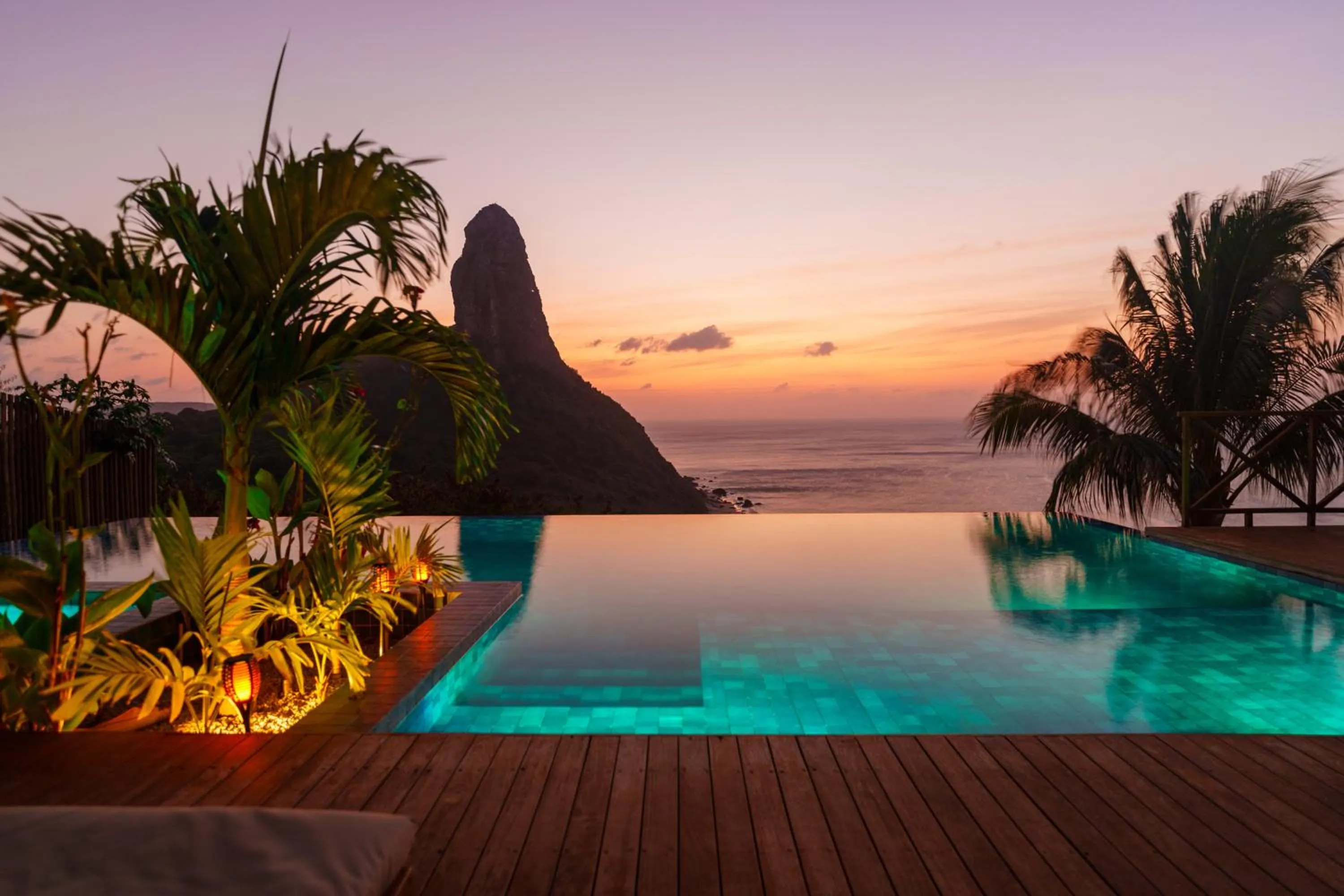 Swimming pool in Pousada Ecológica Akanã