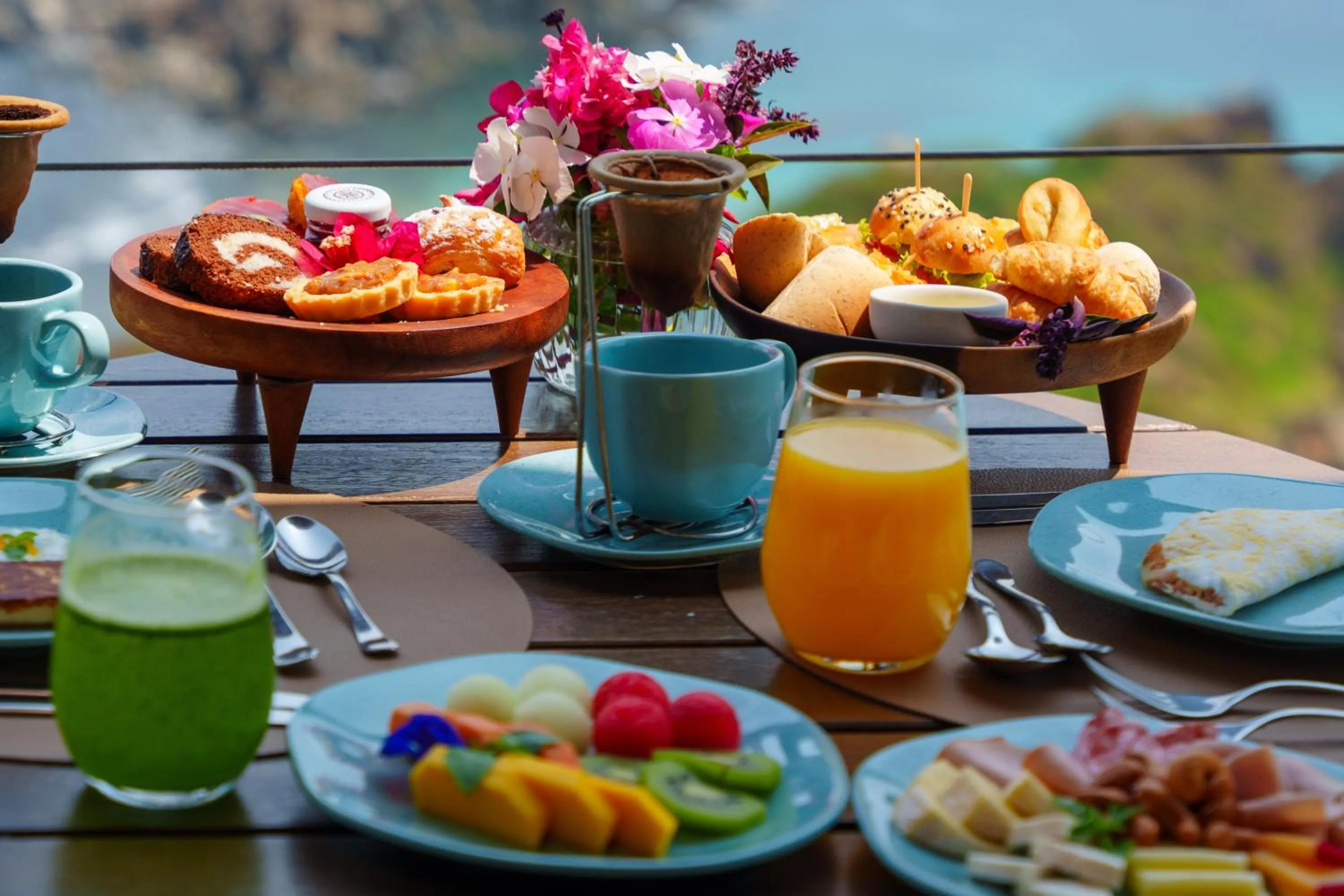 Breakfast in Pousada Ecológica Akanã