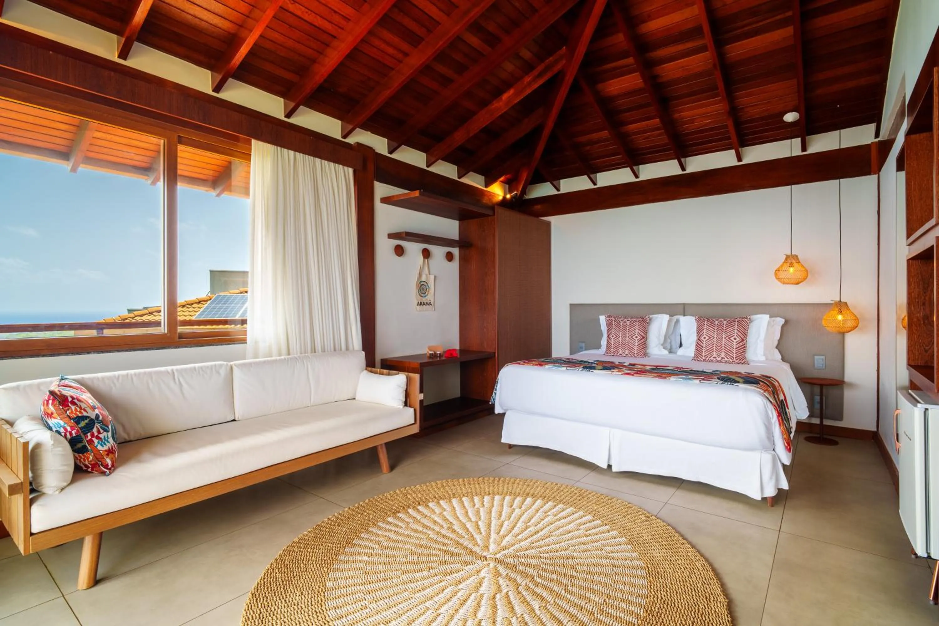 Bed in Pousada Ecológica Akanã