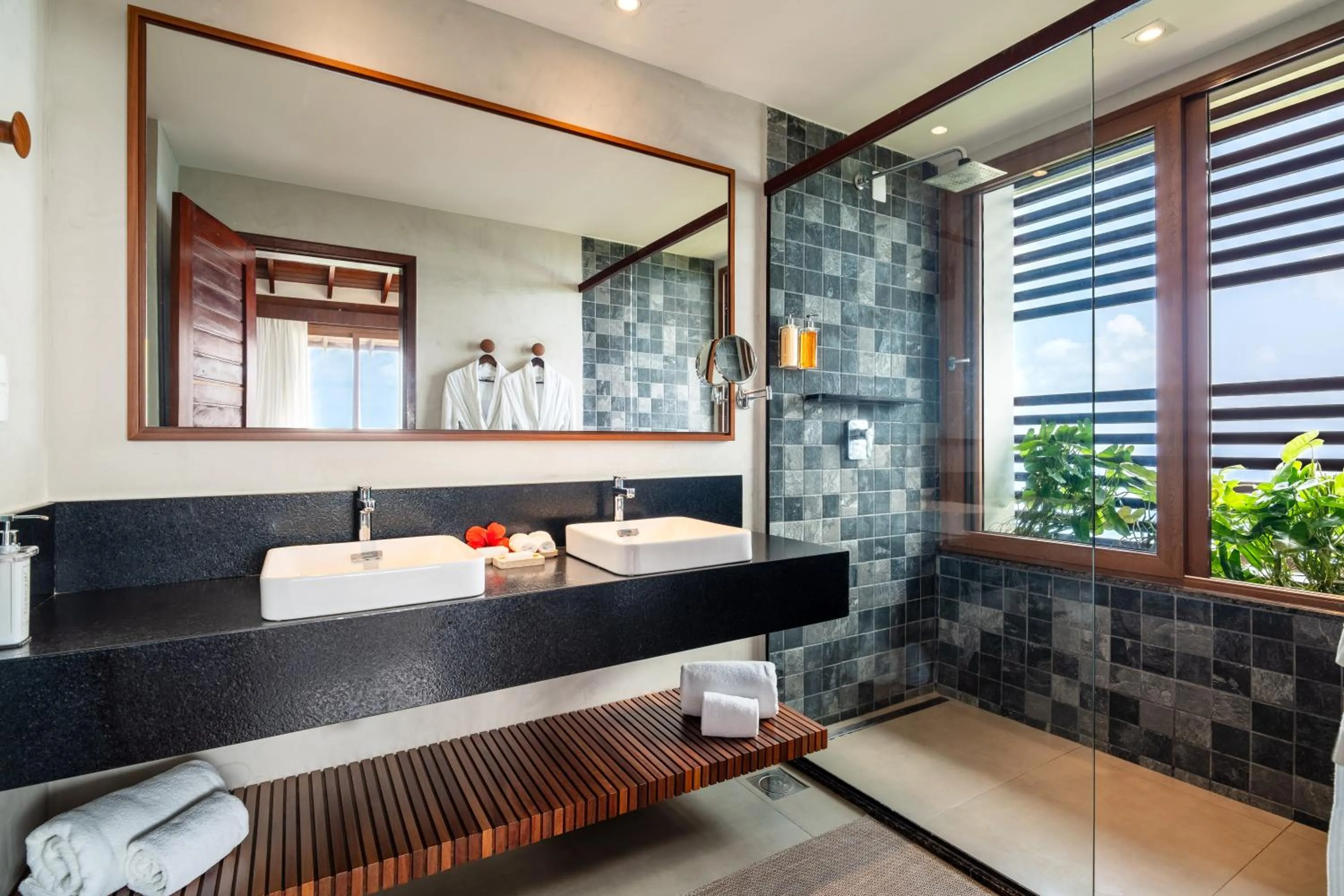 Bathroom in Pousada Ecológica Akanã