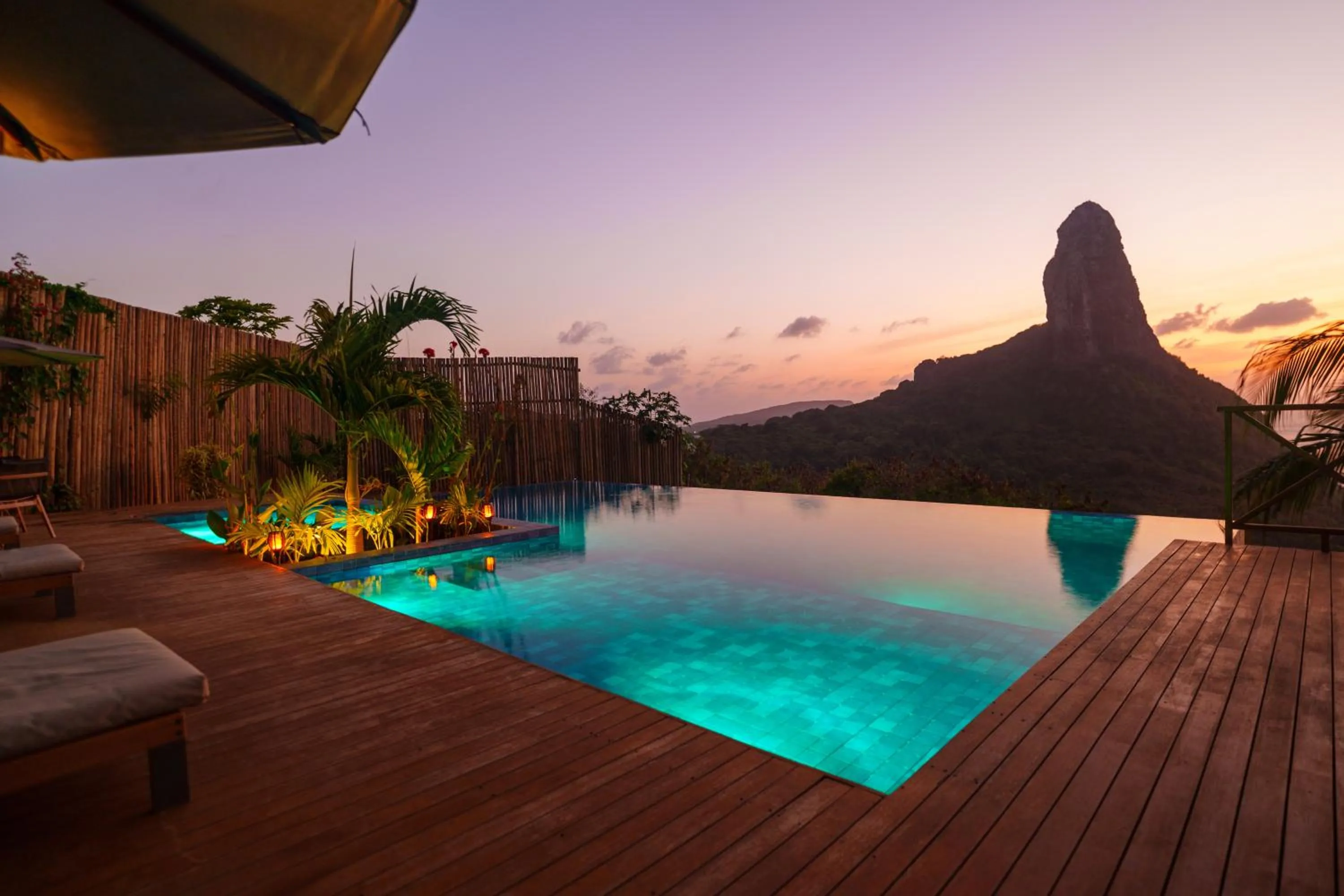 Swimming pool in Pousada Ecológica Akanã