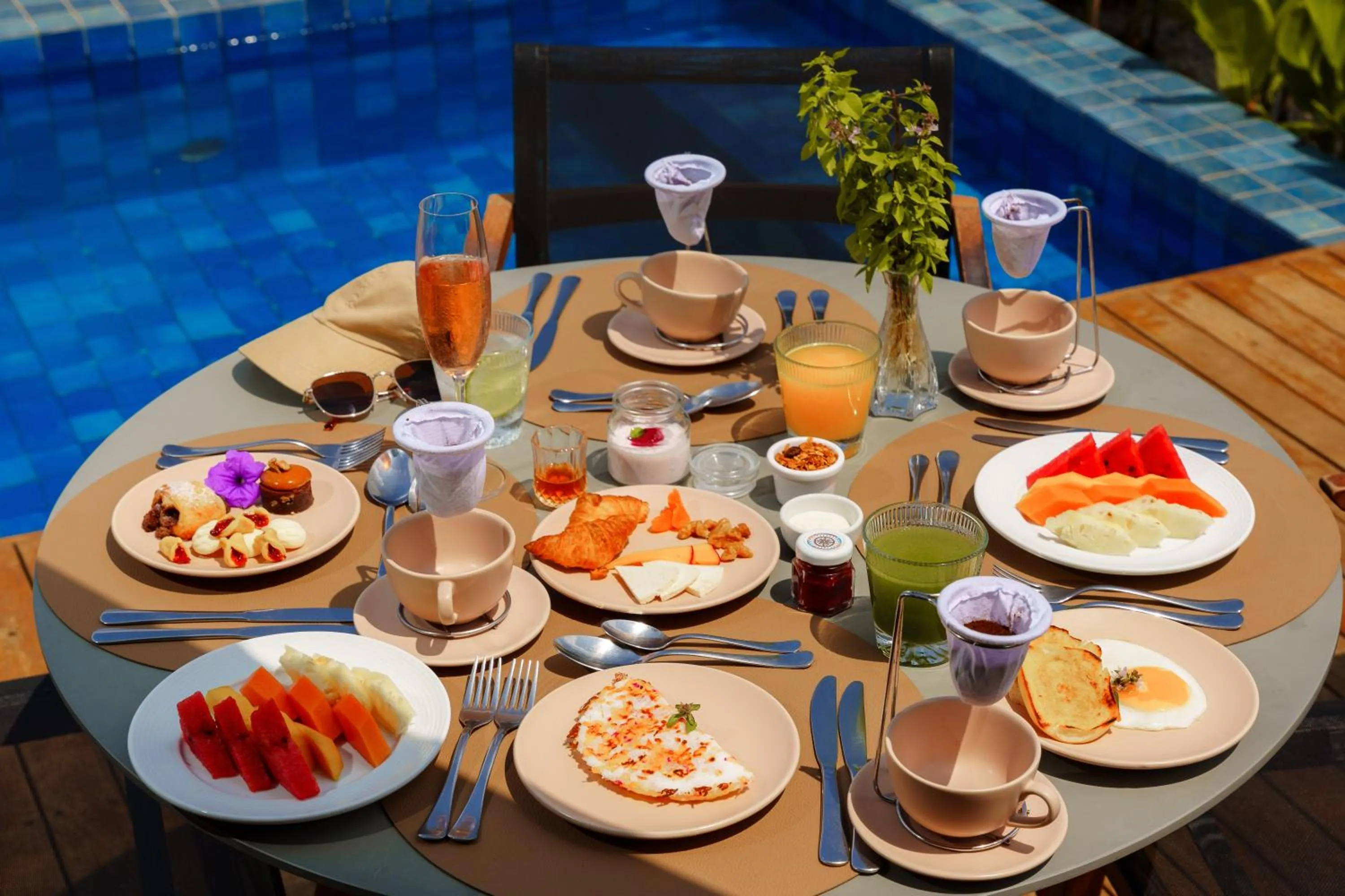 Breakfast in Pousada Ecológica Akanã