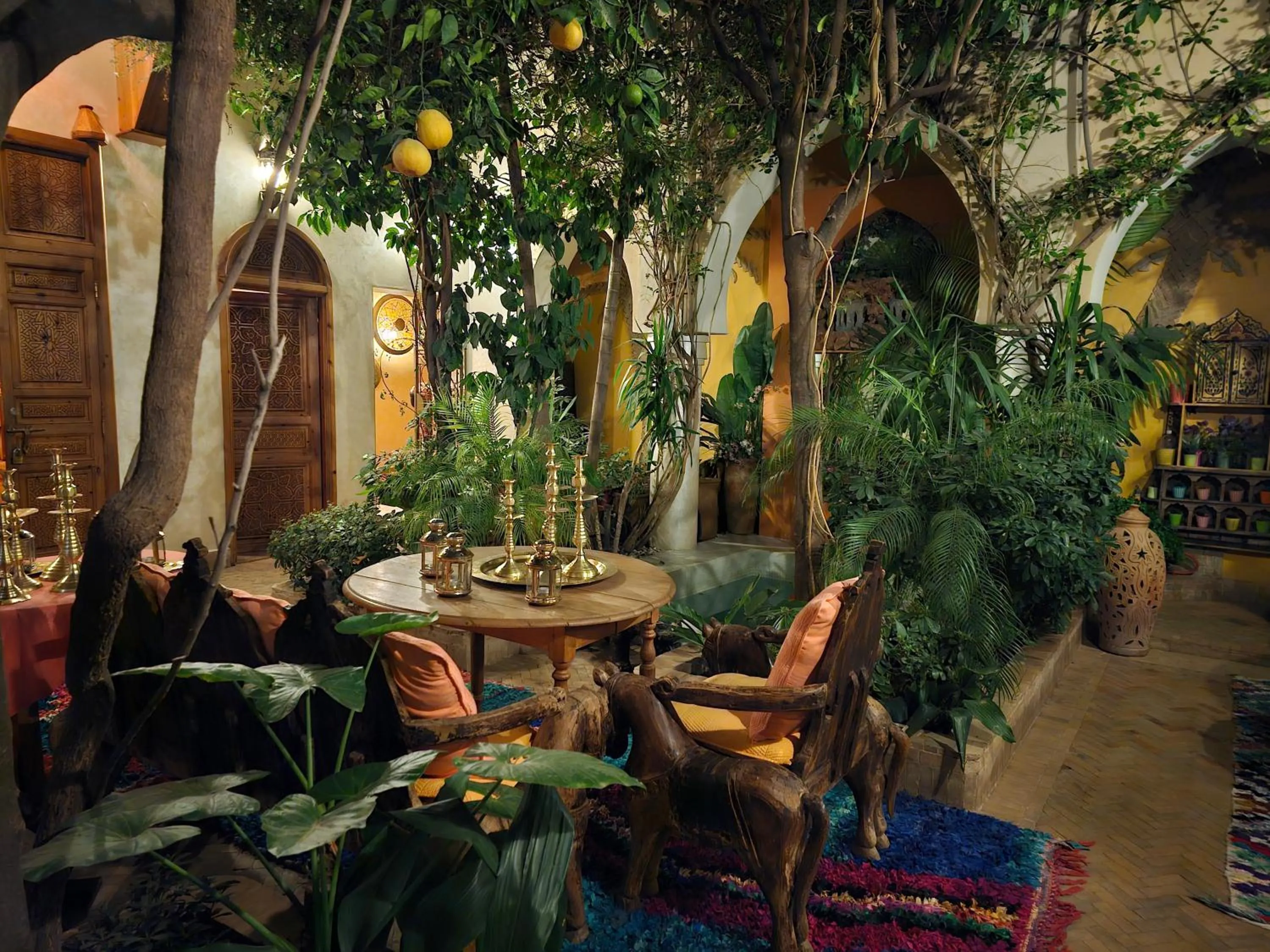 Patio in Riad Jnane d'Ô
