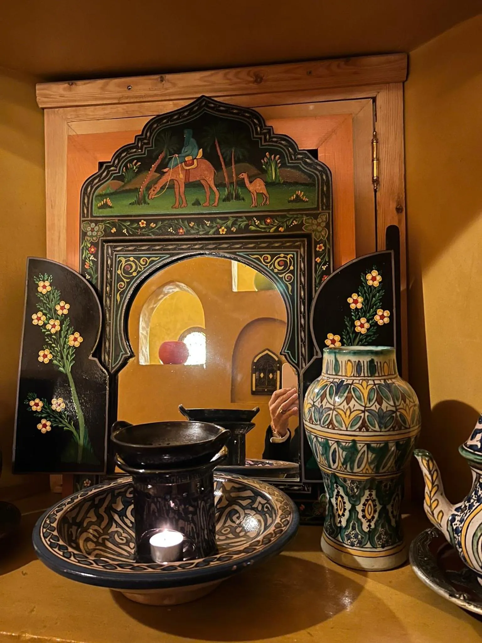 Decorative detail in Riad Jnane d'Ô