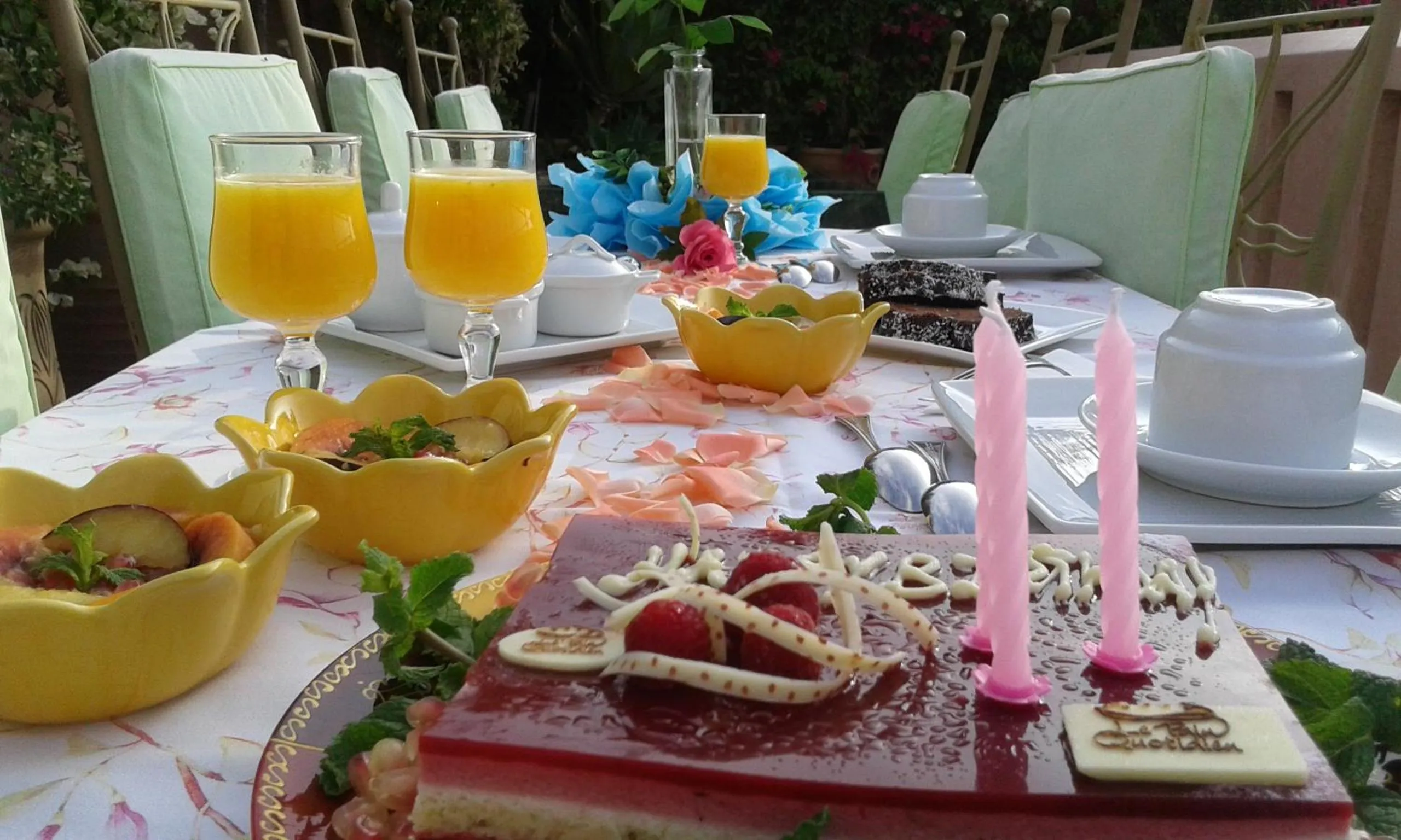 Balcony/Terrace in Riad Jnane d'Ô