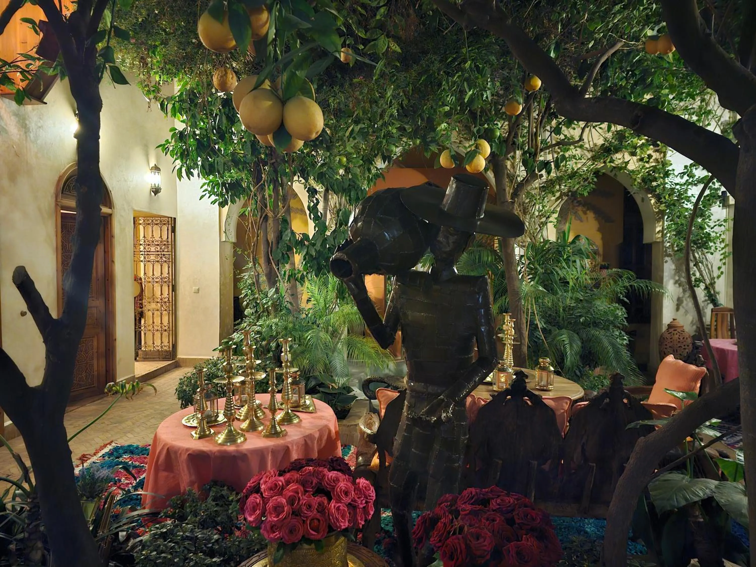 Patio in Riad Jnane d'Ô