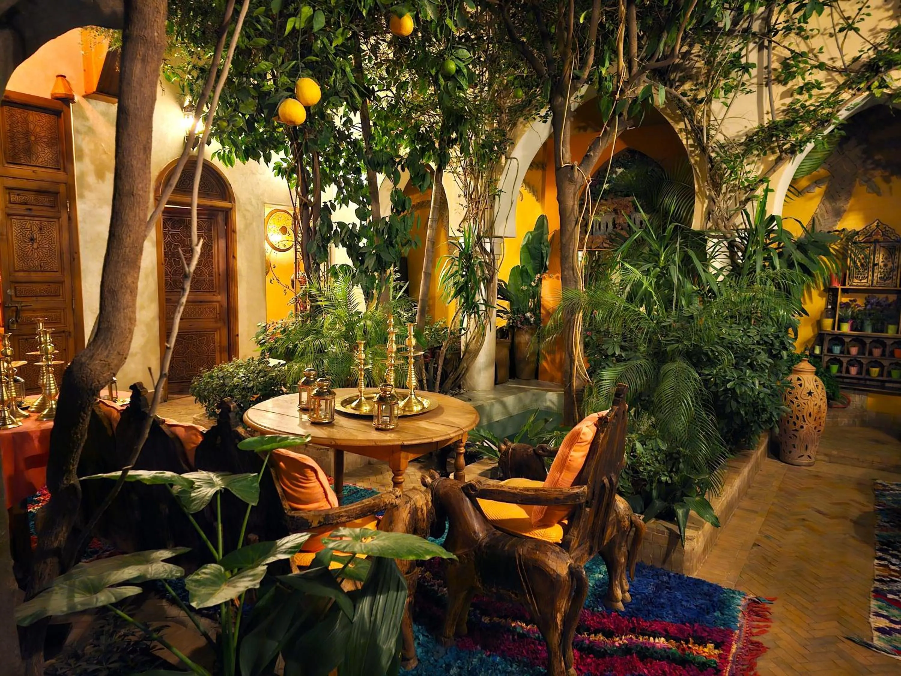 Patio in Riad Jnane d'Ô