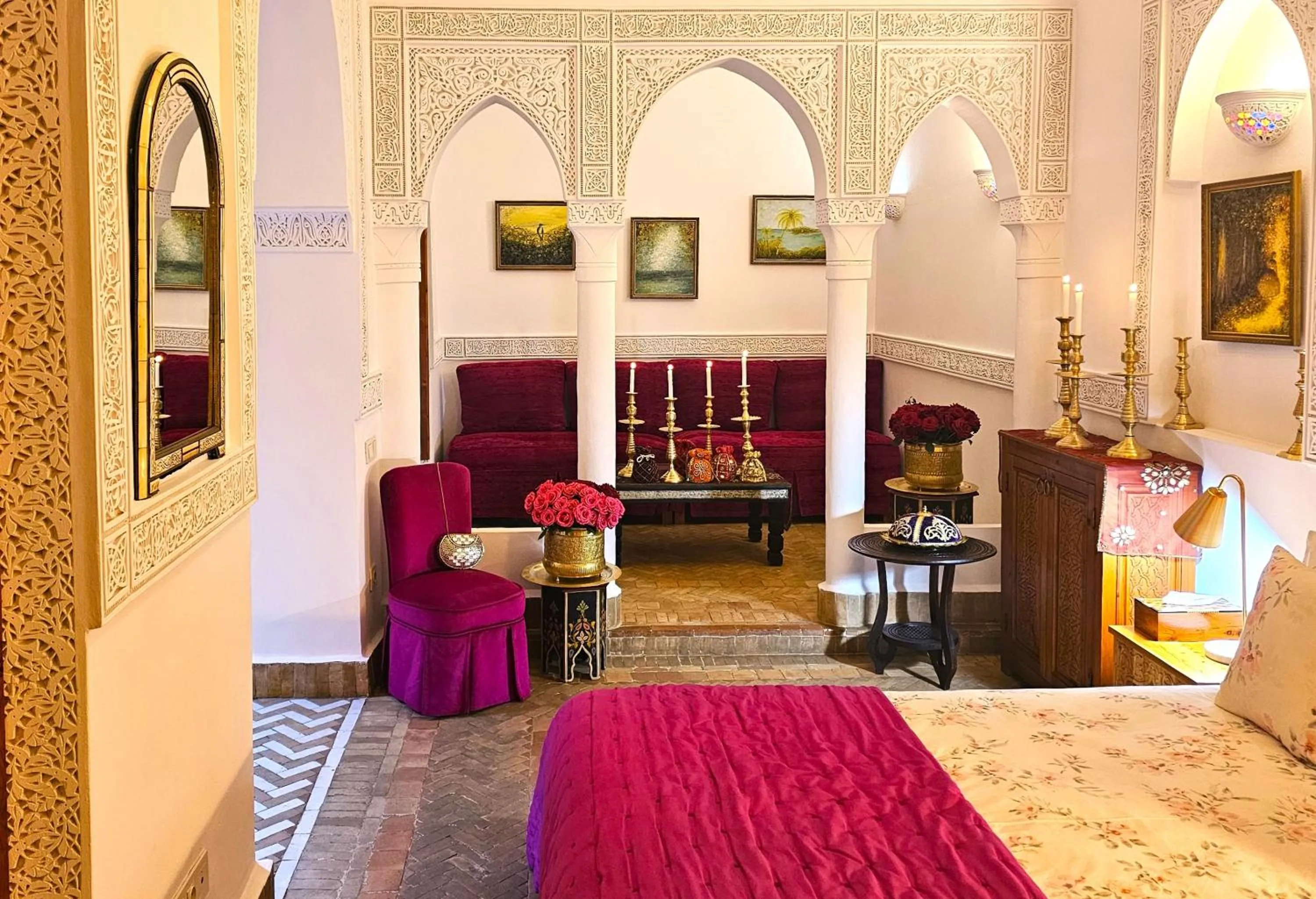 Decorative detail in Riad Jnane d'Ô