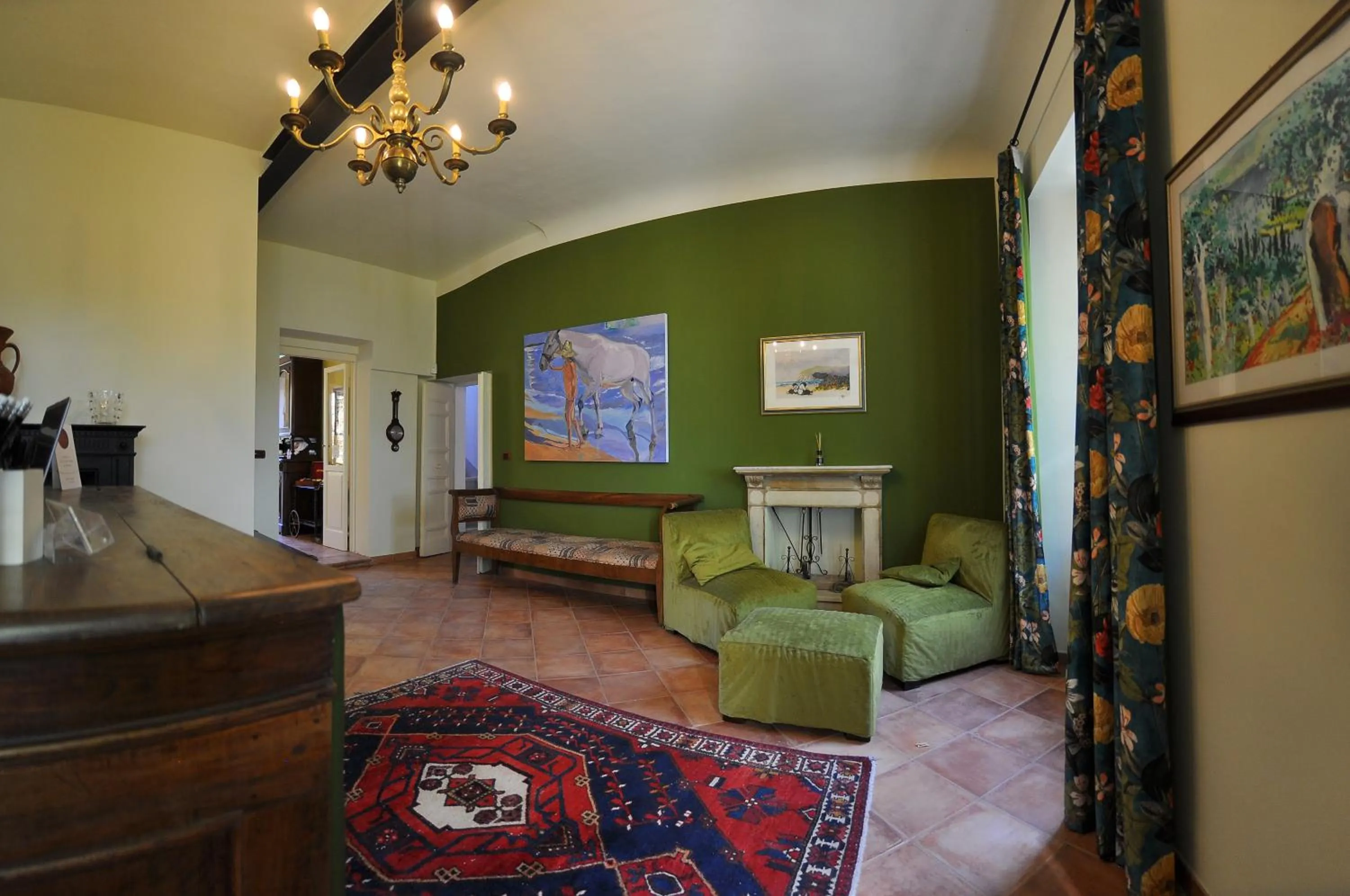 Lobby or reception in B&B Villa Dei Priori