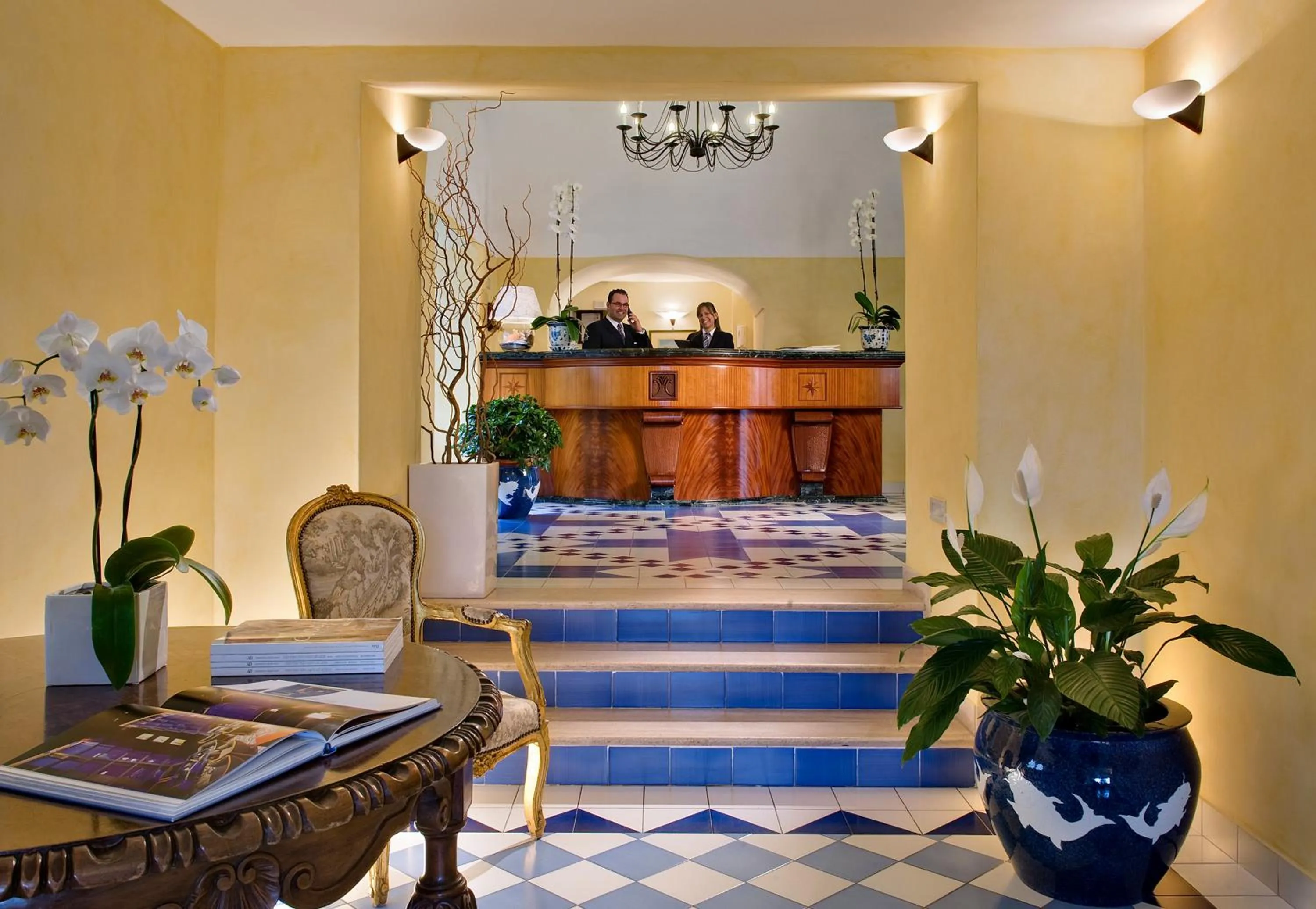 Lobby or reception in Miramare E Castello