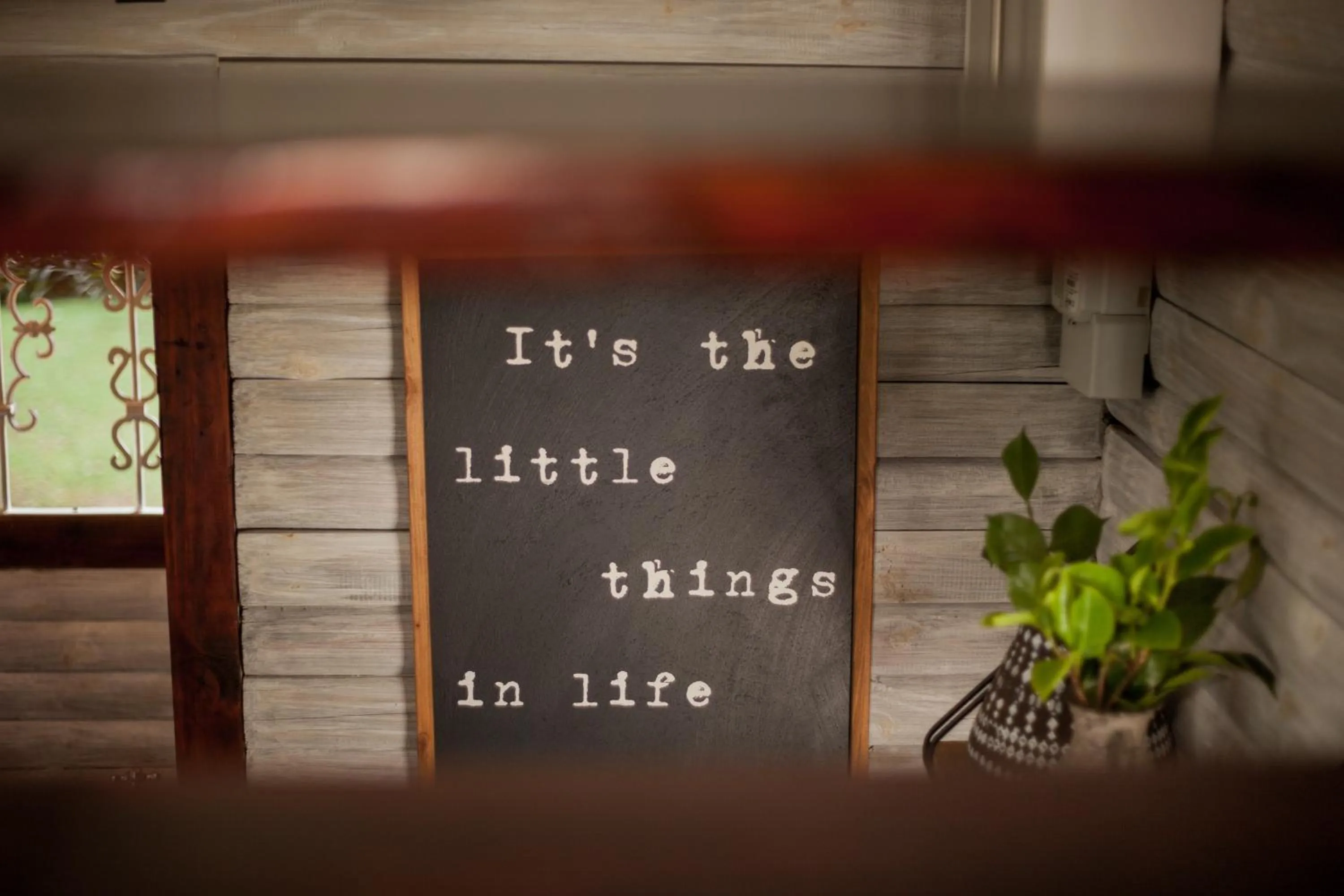 Decorative detail in Viewpoint Estate Accommodation