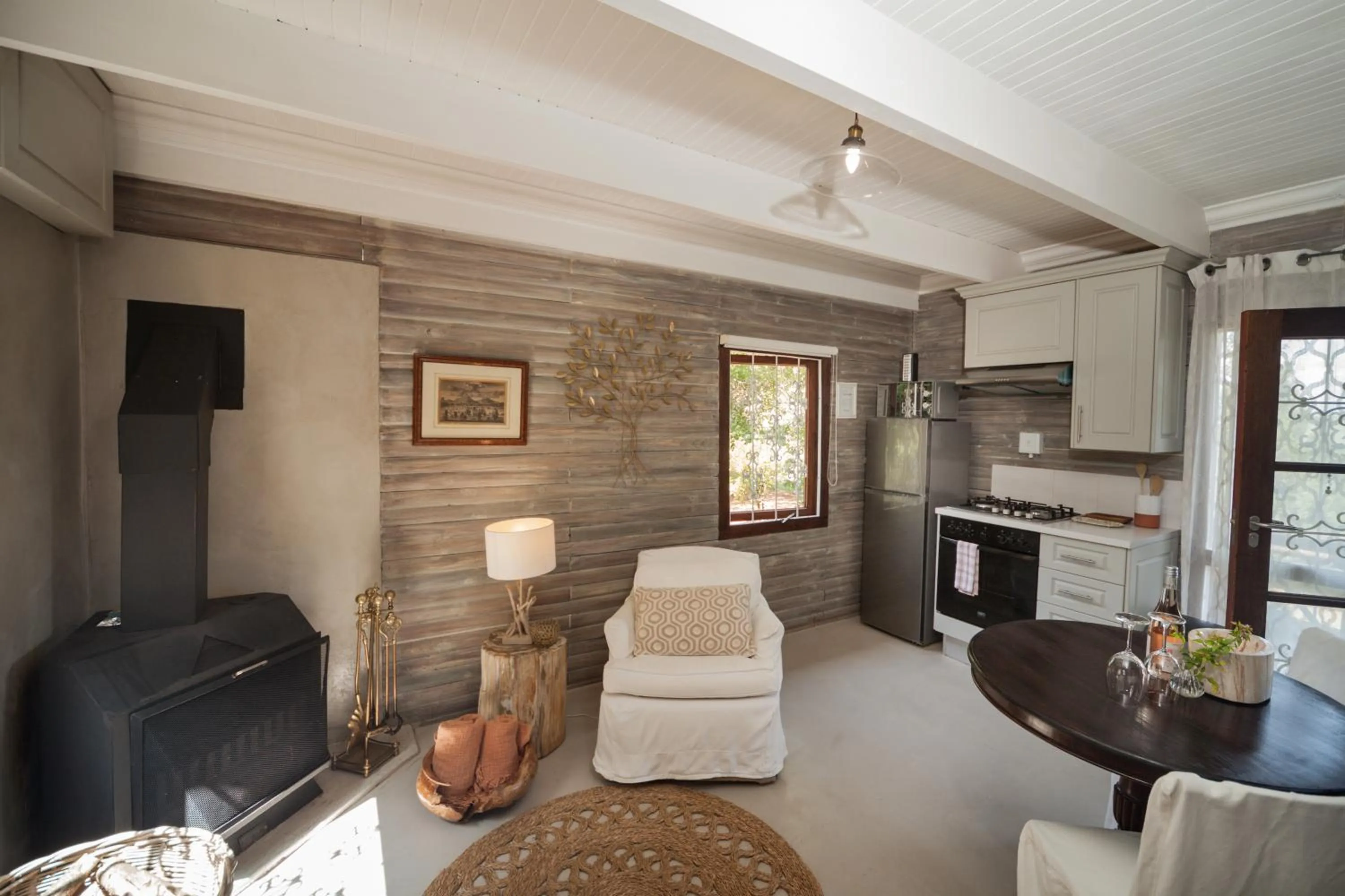 Seating area in Viewpoint Estate Accommodation
