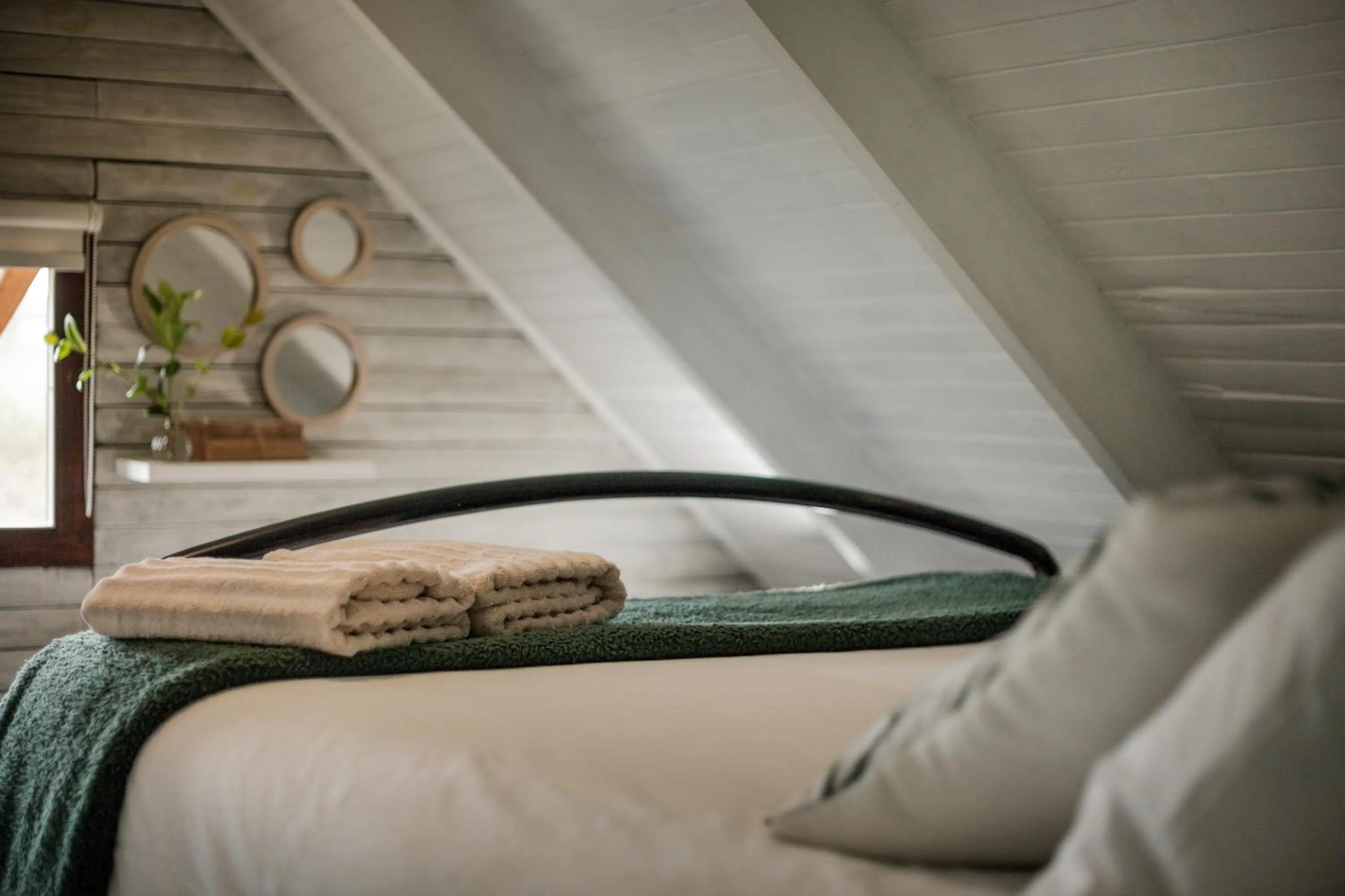 Decorative detail, Bed in Viewpoint Estate Accommodation