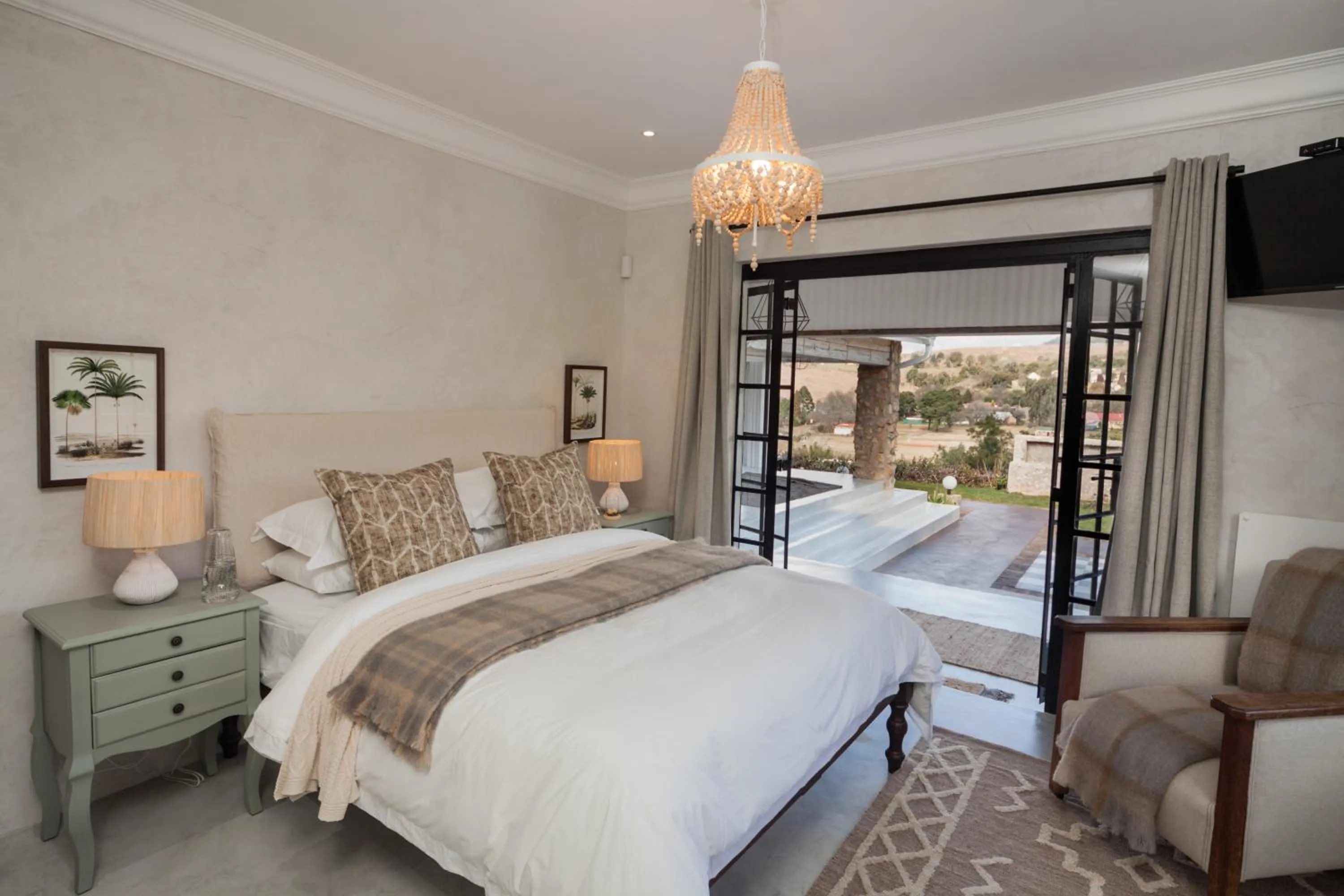 Bed in Viewpoint Estate Accommodation