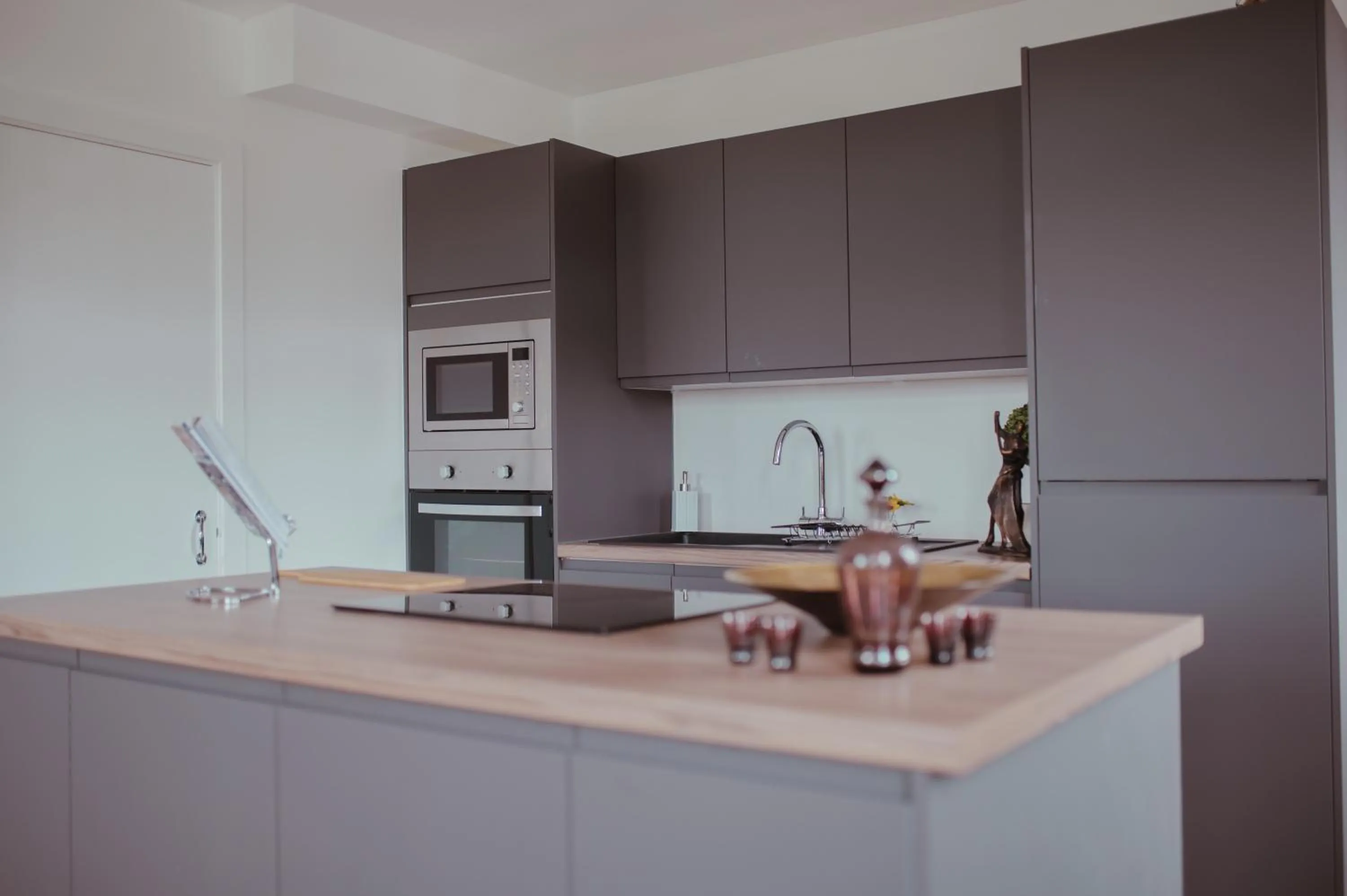 Kitchen or kitchenette in Bv Luxury Apartment Penthouse Conditioning House