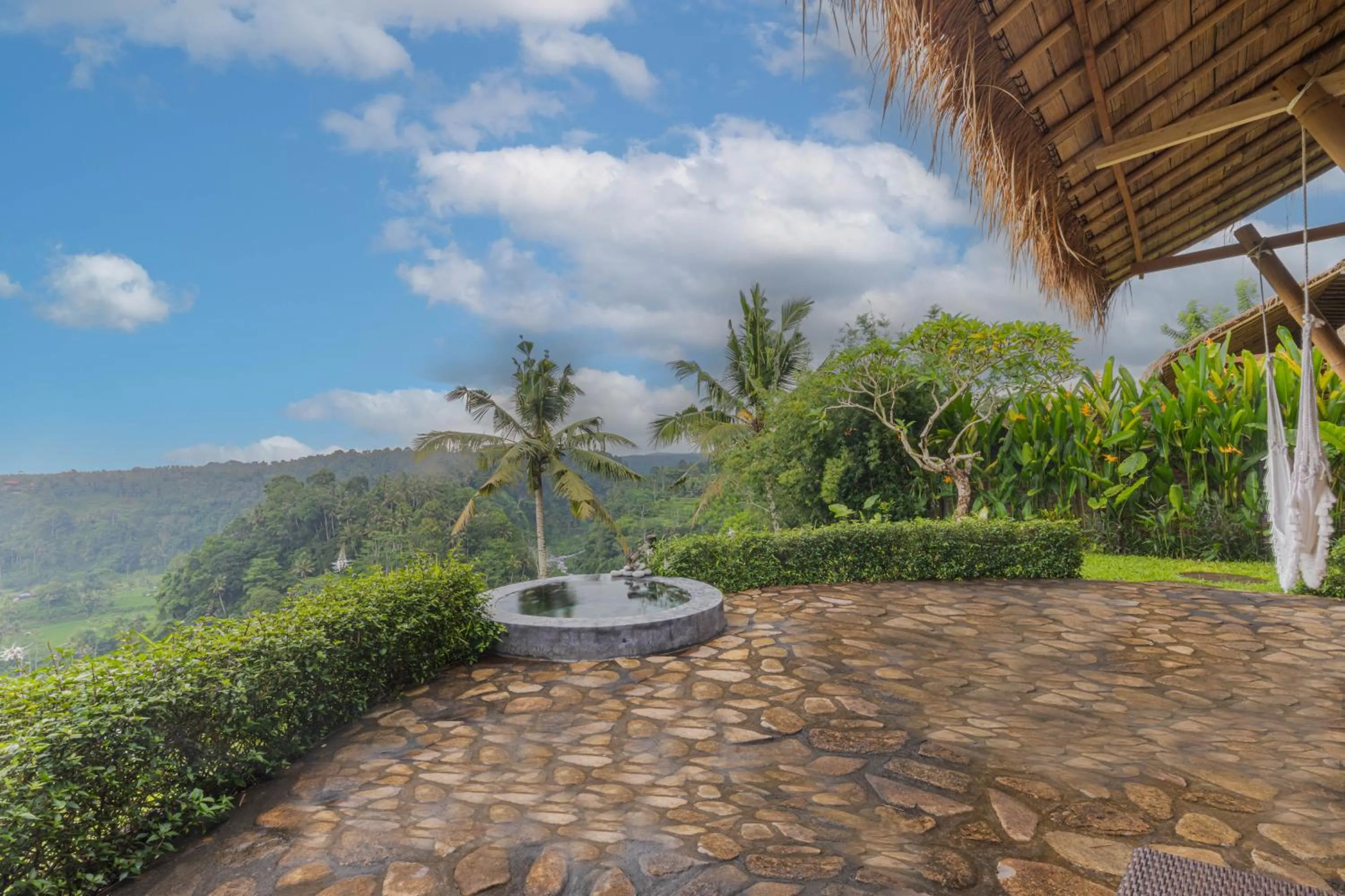 Pool view in Shigar Livin Bali