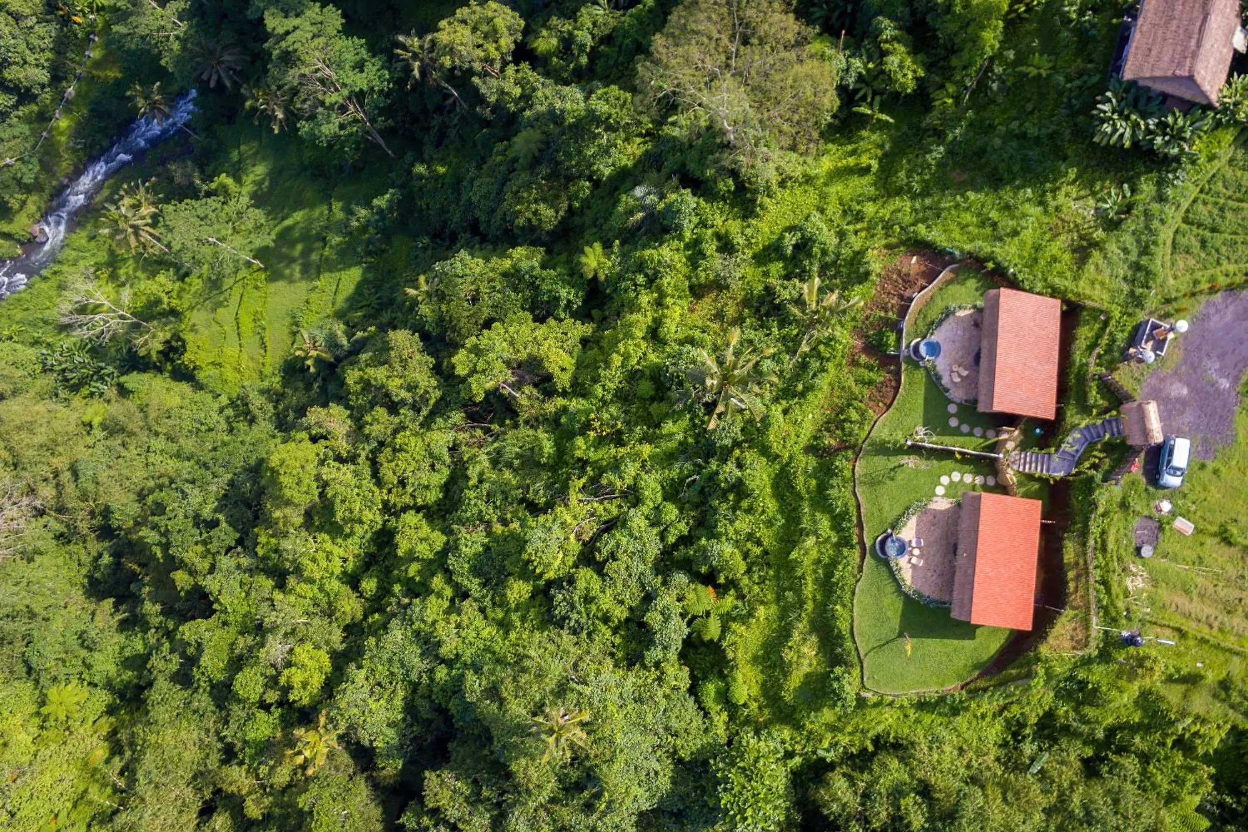 Garden view in Shigar Livin Bali