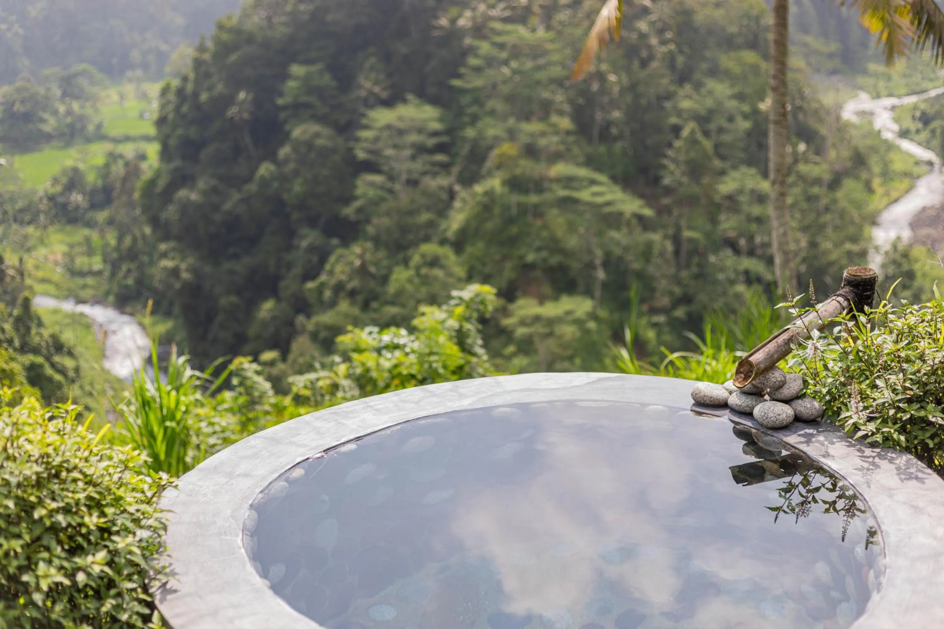Pool view in Shigar Livin Bali