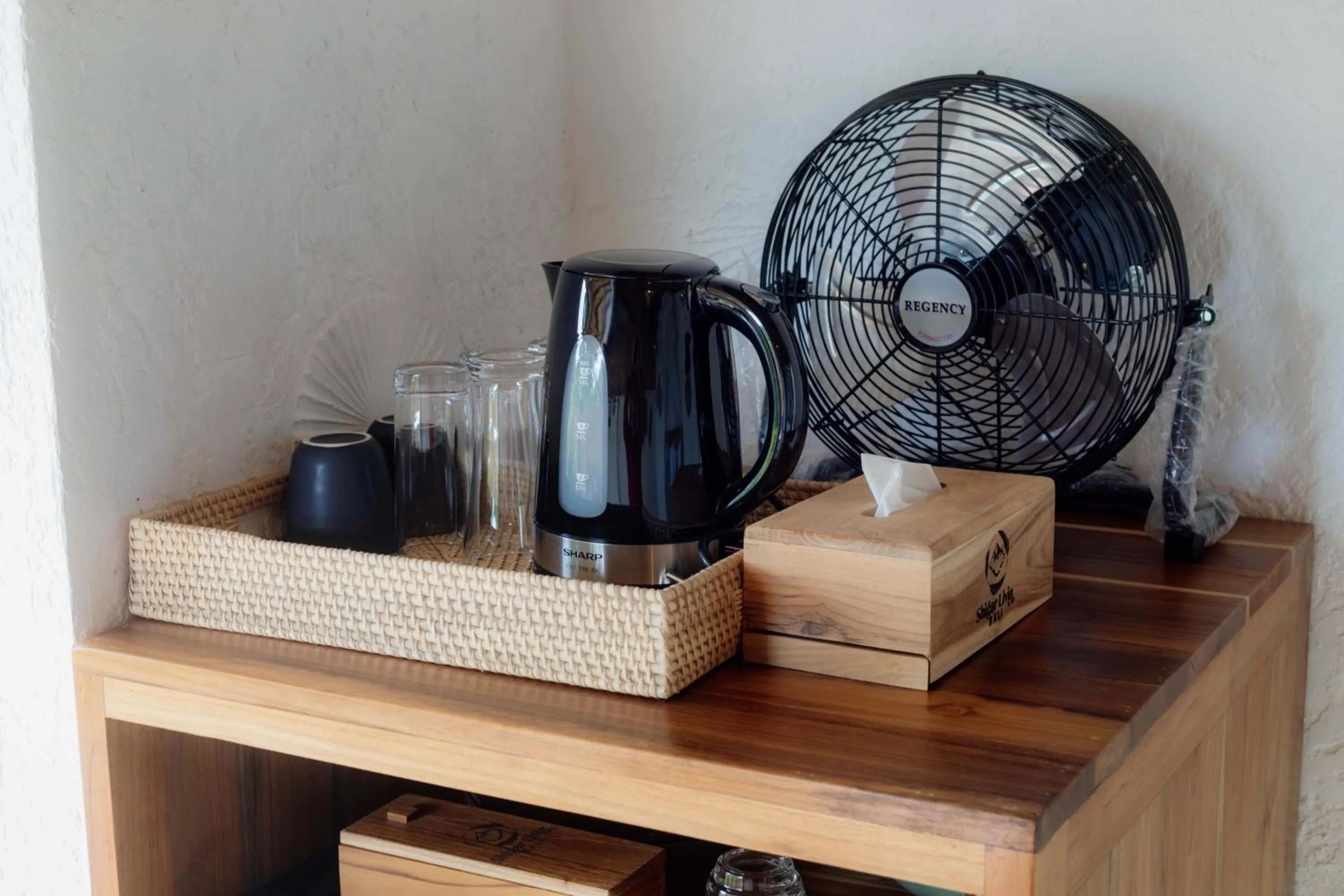 Coffee/tea facilities in Shigar Livin Bali
