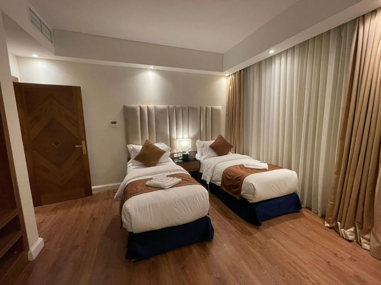 Bed in Smayah Residence Hotel - Riyadh Convention & Exhibition center