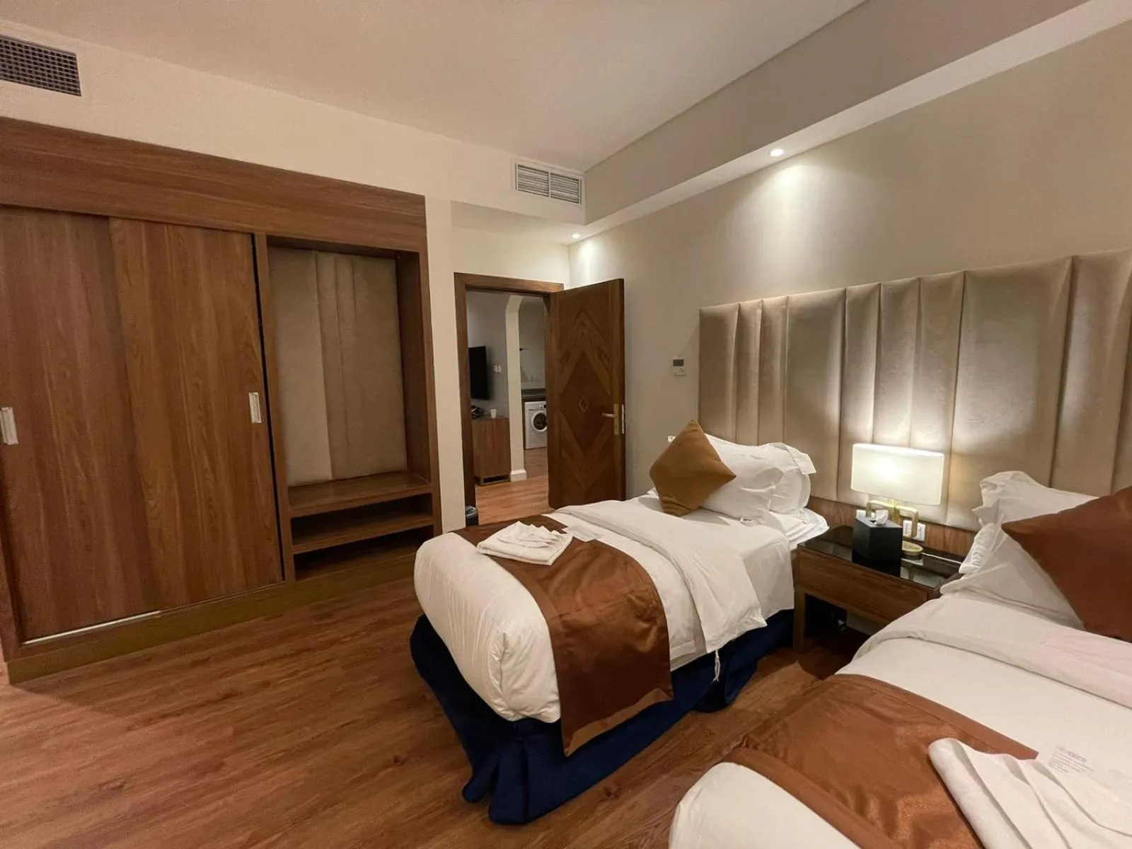 Bed in Smayah Residence Hotel - Riyadh Convention & Exhibition center